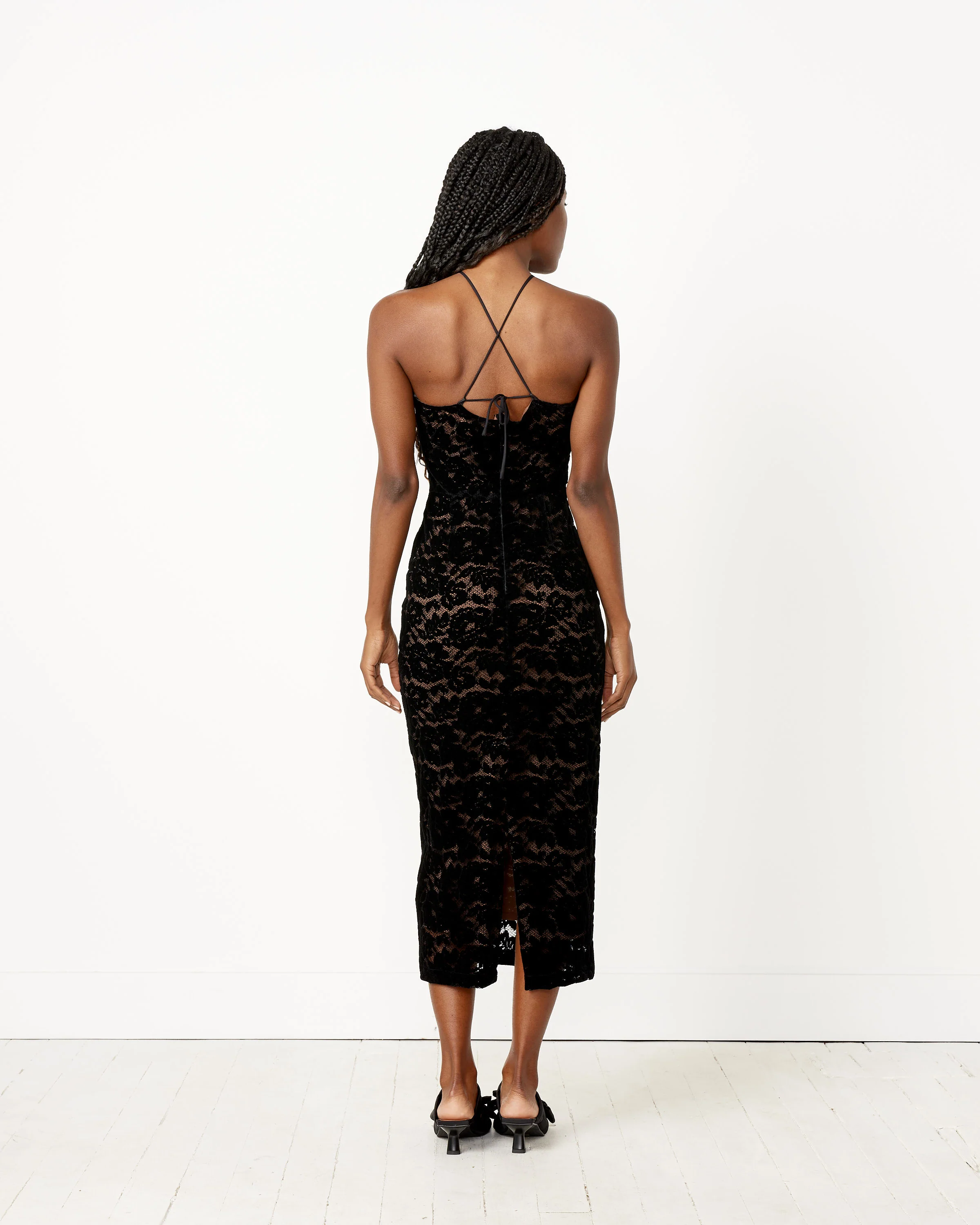 Indra Dress in Black - Image 3