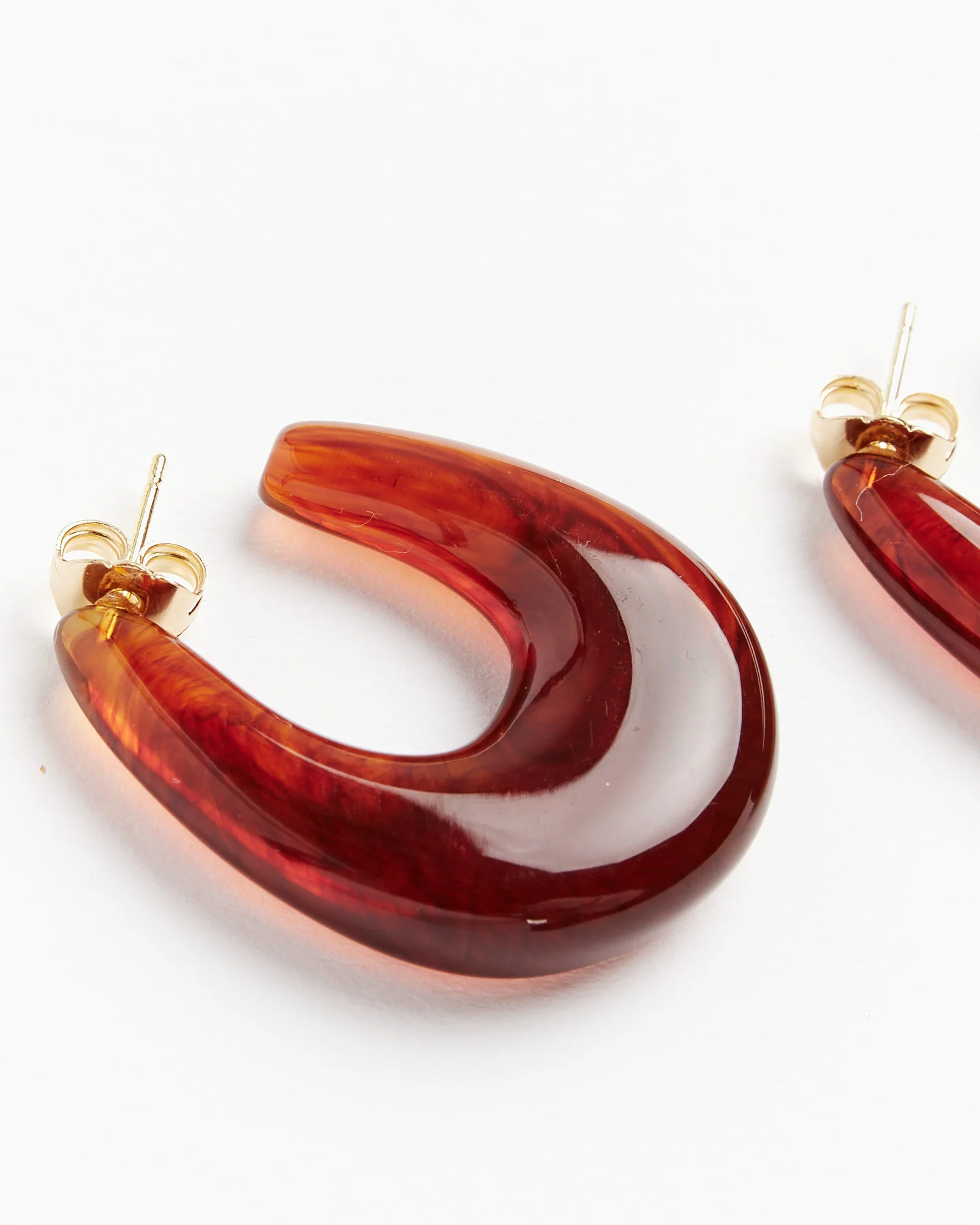 Isle Earring in Dark Tortoise - Image 3