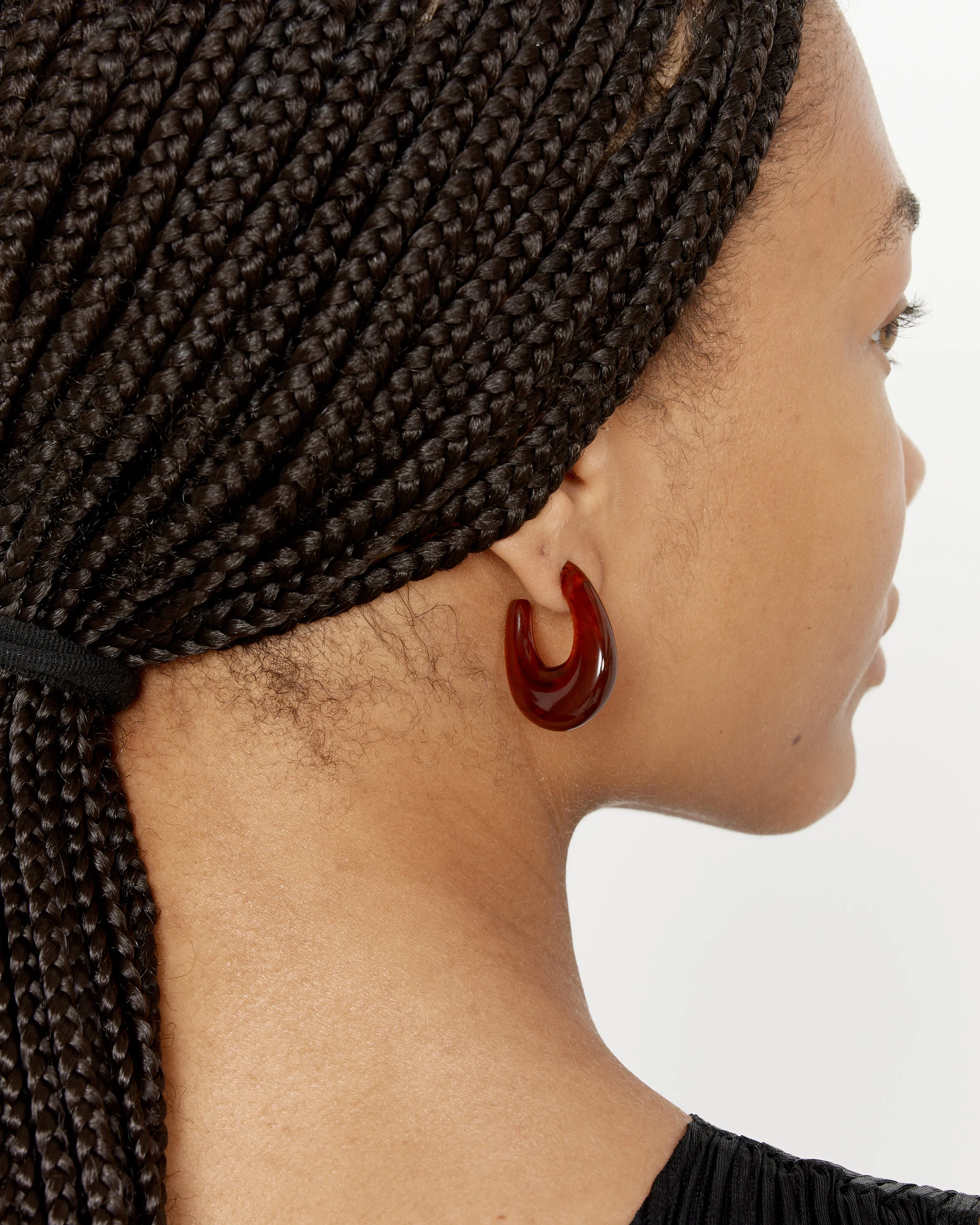 Isle Earring in Dark Tortoise - Image 4