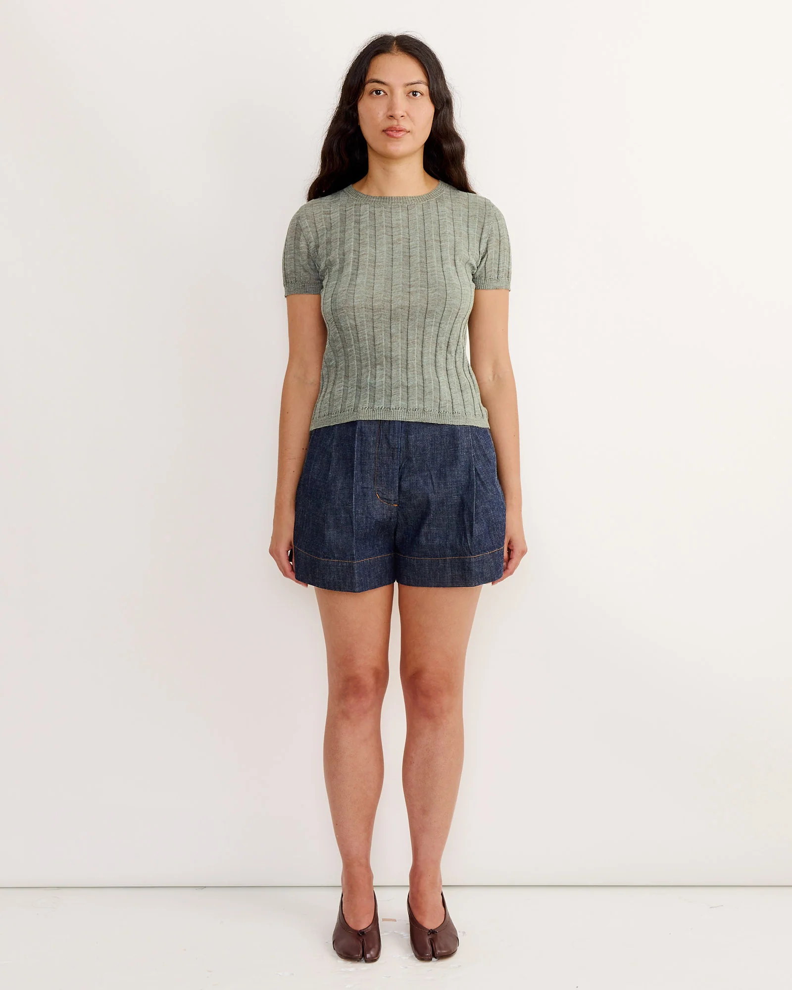 Keere Top in Chambray - Image 3