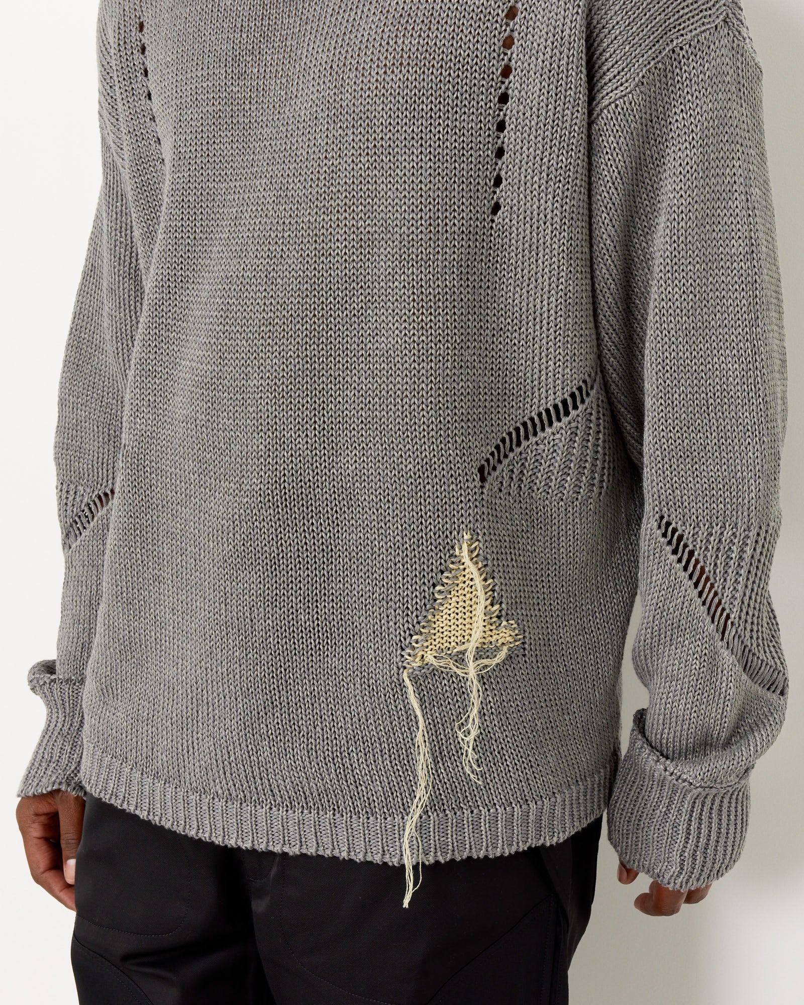 Hemp Crewneck in Grey - Image 4