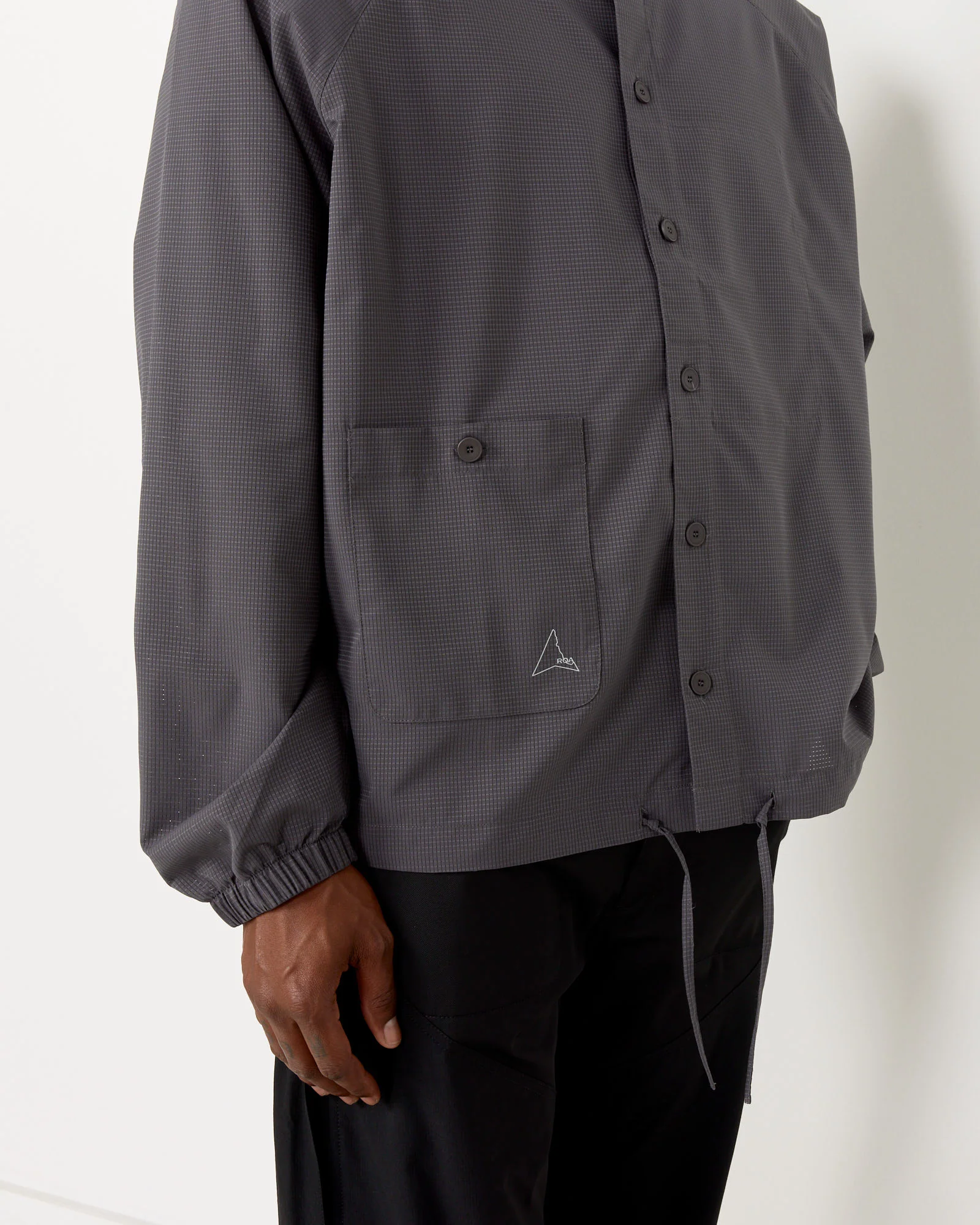 Perforated Shirt in Graphite - Image 4