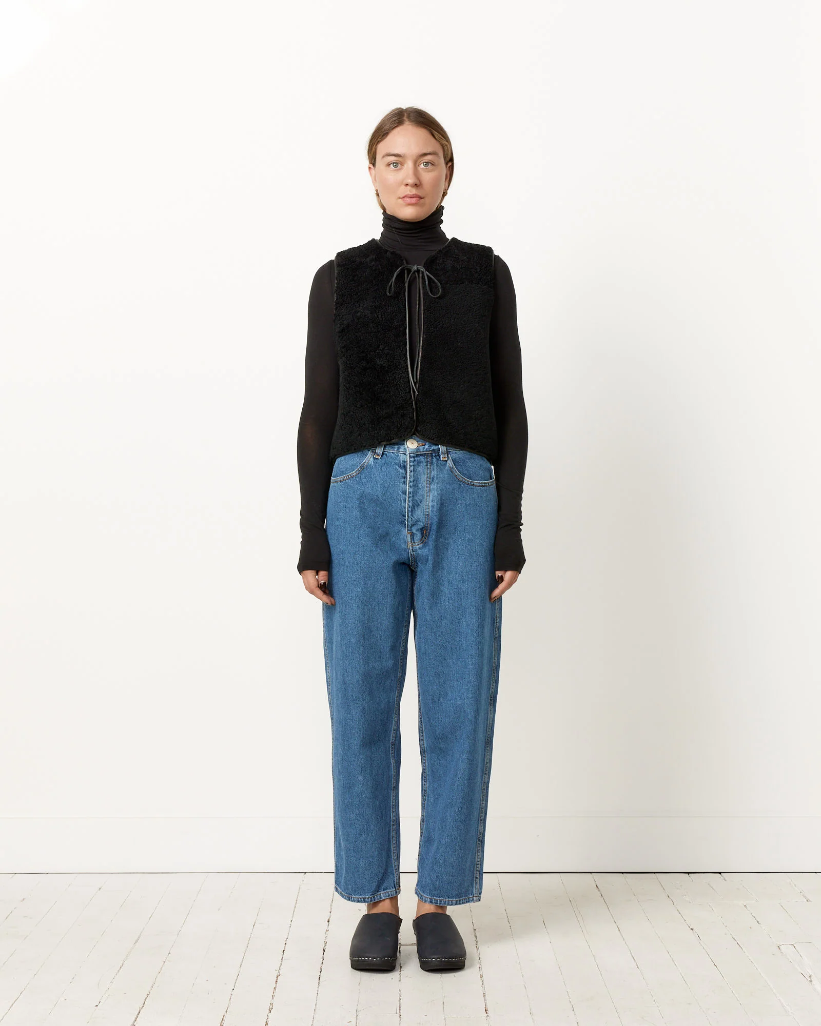 Reversible Shearling Vest - Image 3