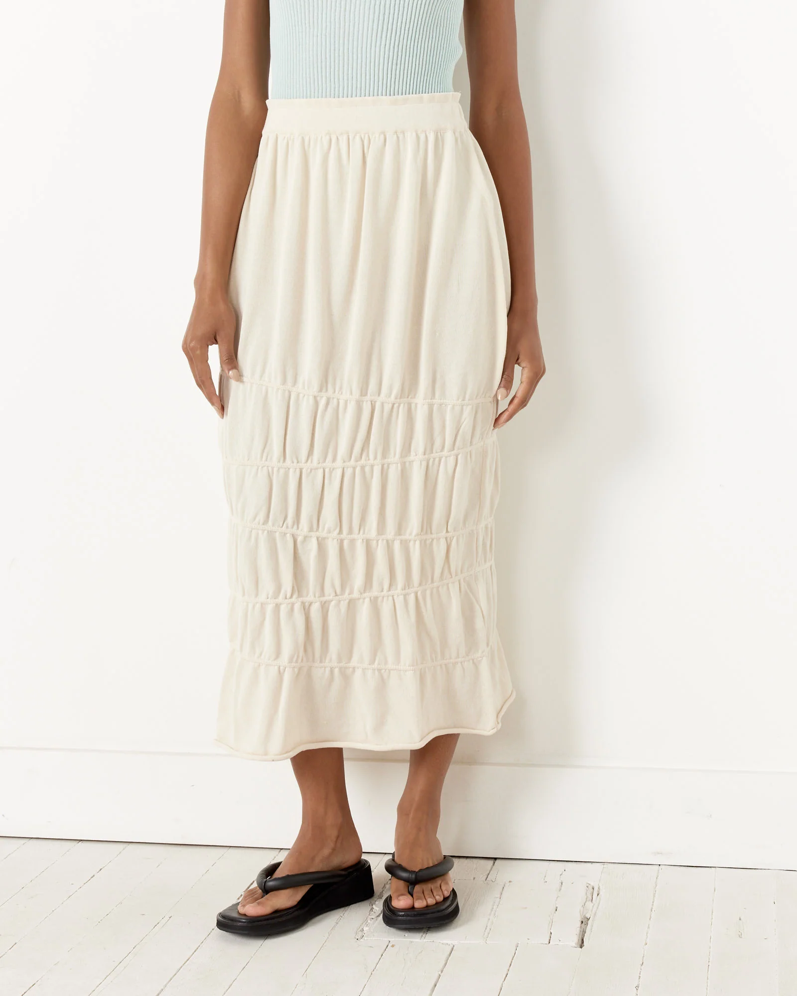 Asa Skirt in Chalk - Image 3