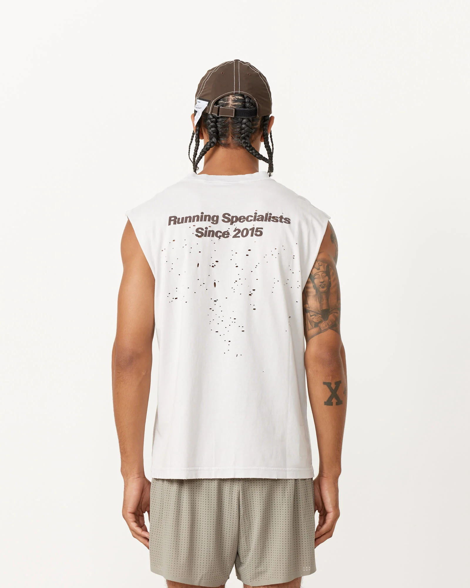 MothTech Muscle Tee in Aged Lunar Rock - Image 2
