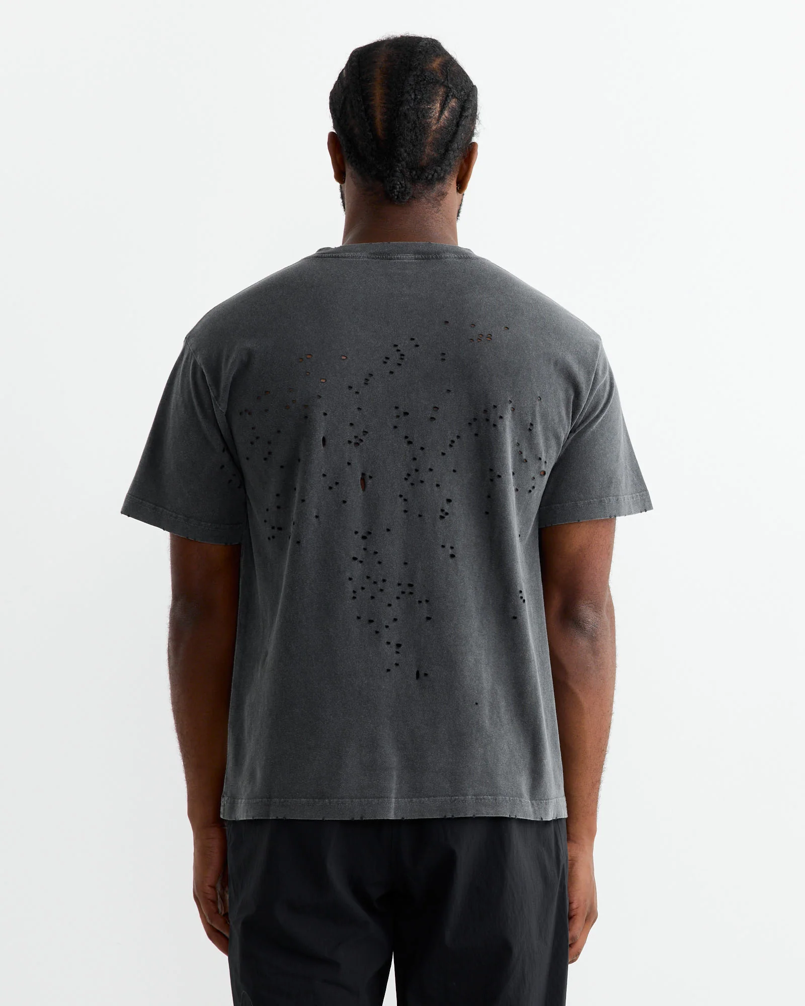 MothTech T-Shirt in Aged Black - Image 3