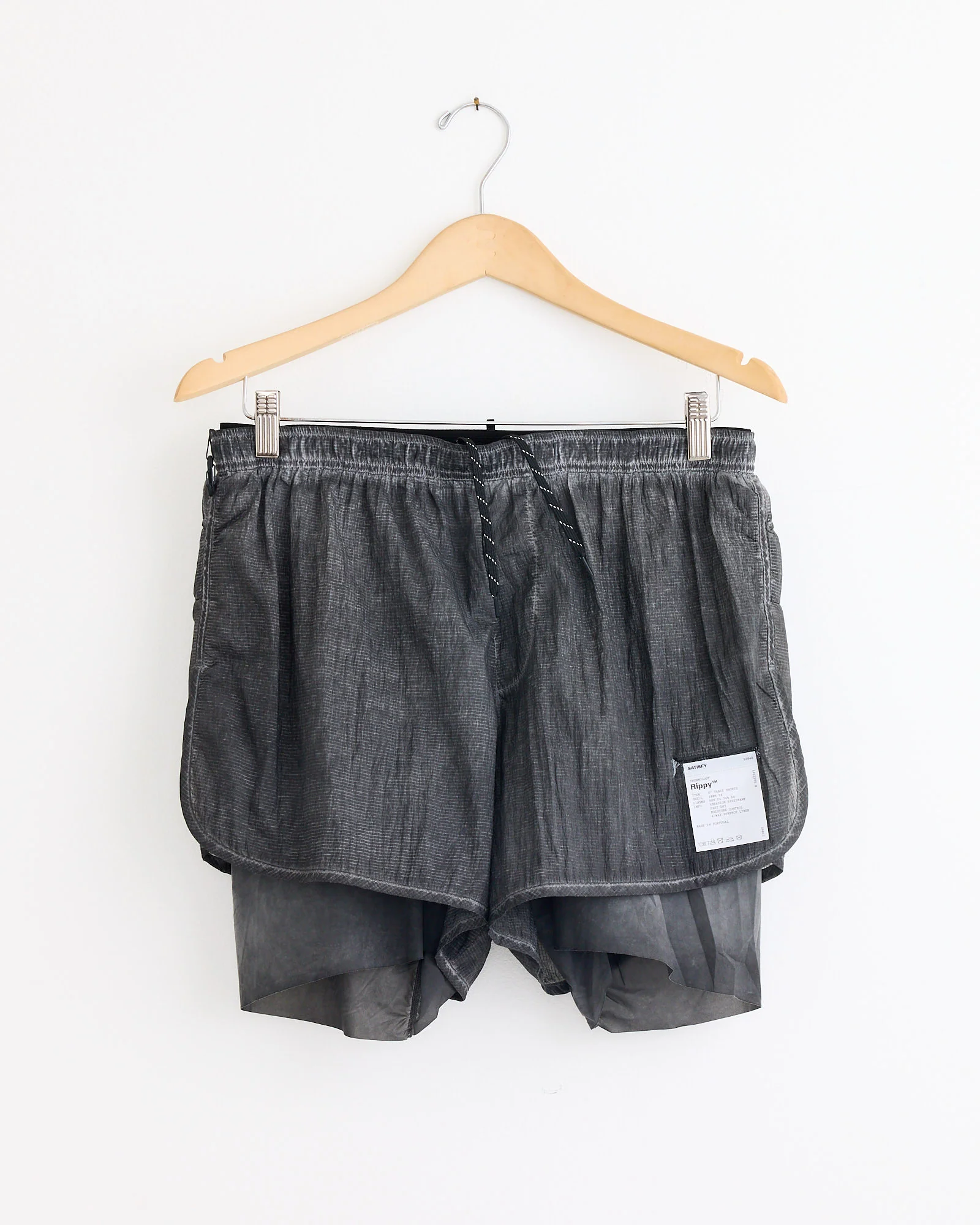 Rippy 3" Trail Short in Aged Black
