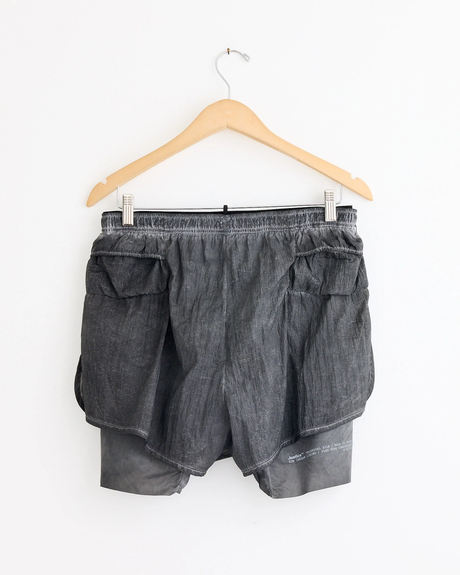 Rippy 3" Trail Short in Aged Black - Image 3