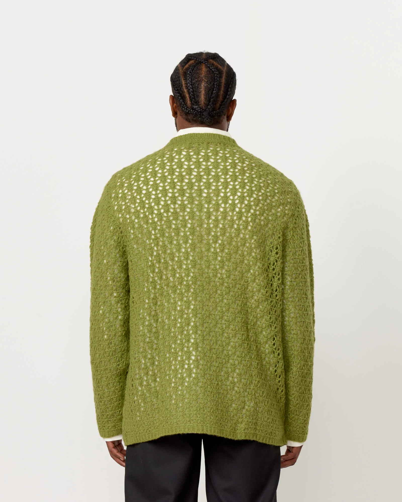 Aki Cashmere Sweater in Green - Image 5