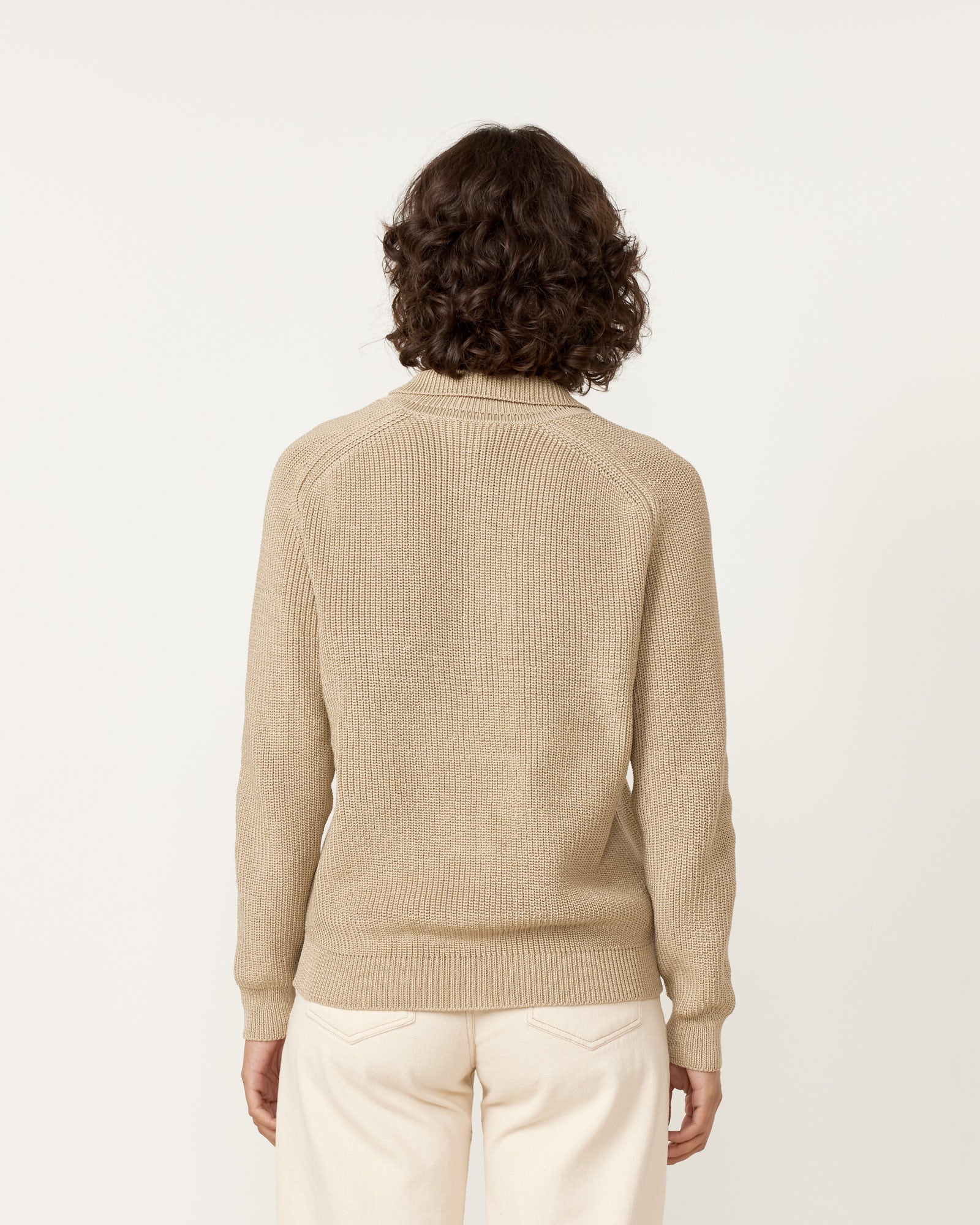 Saatchi Sweater in Greige - Image 5
