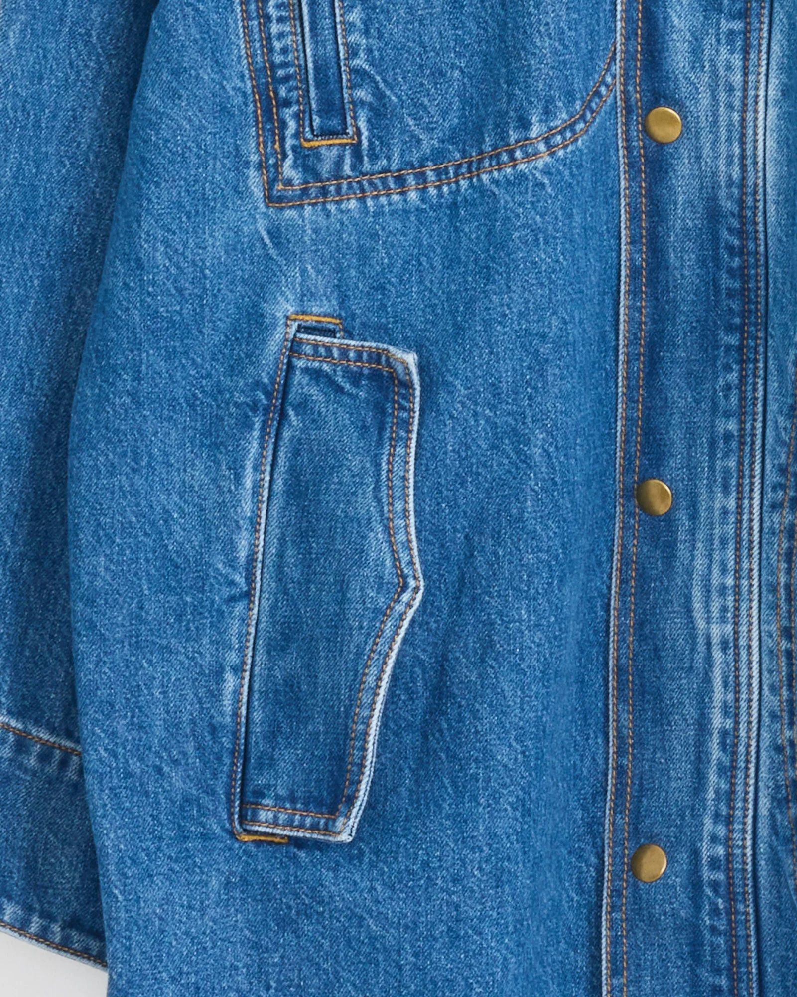 Town And Country Coat in Medium Blue - Image 3