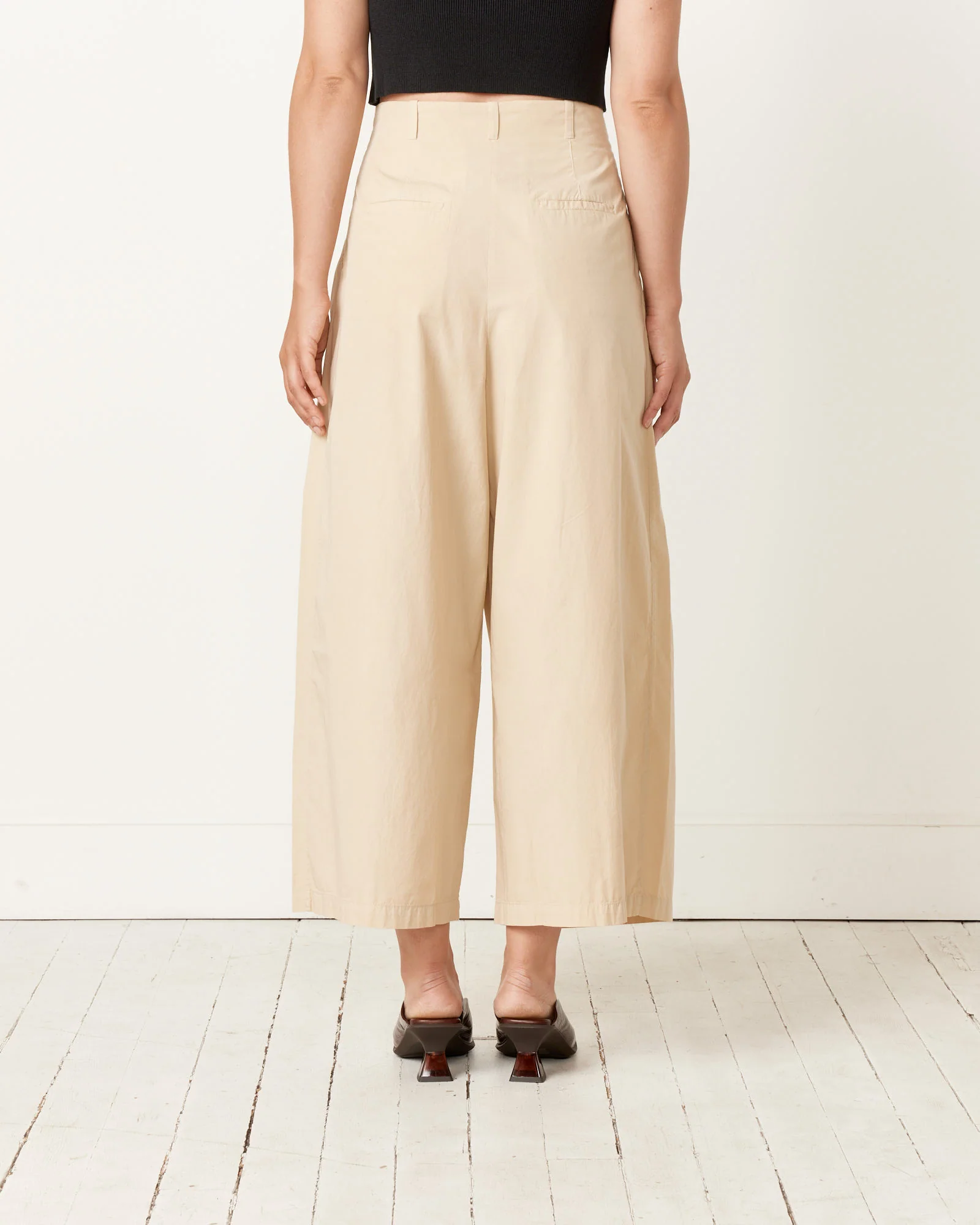 Volume Trousers in Beige - Image 5