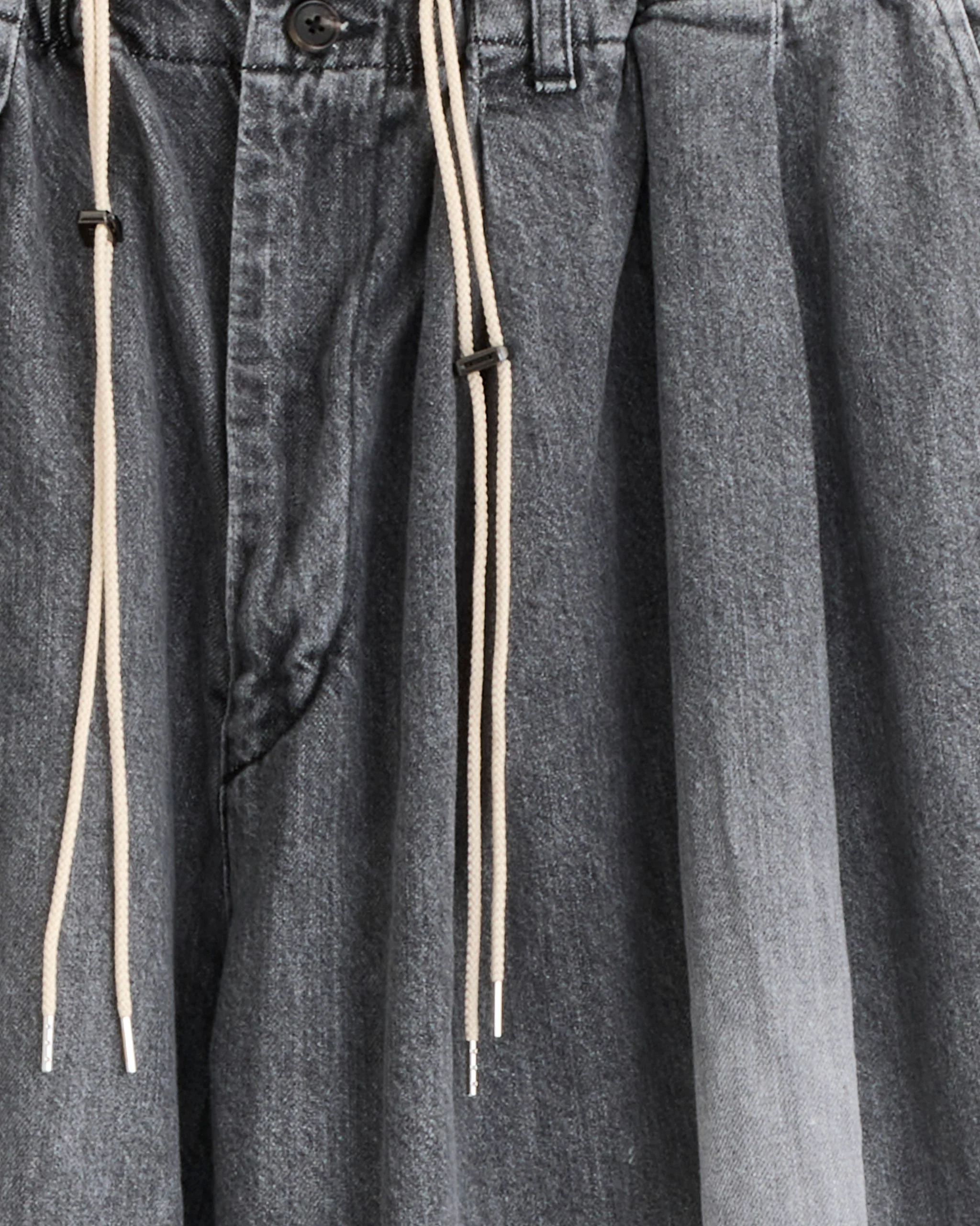 Circular Pant in Black Denim Bleached - Image 2