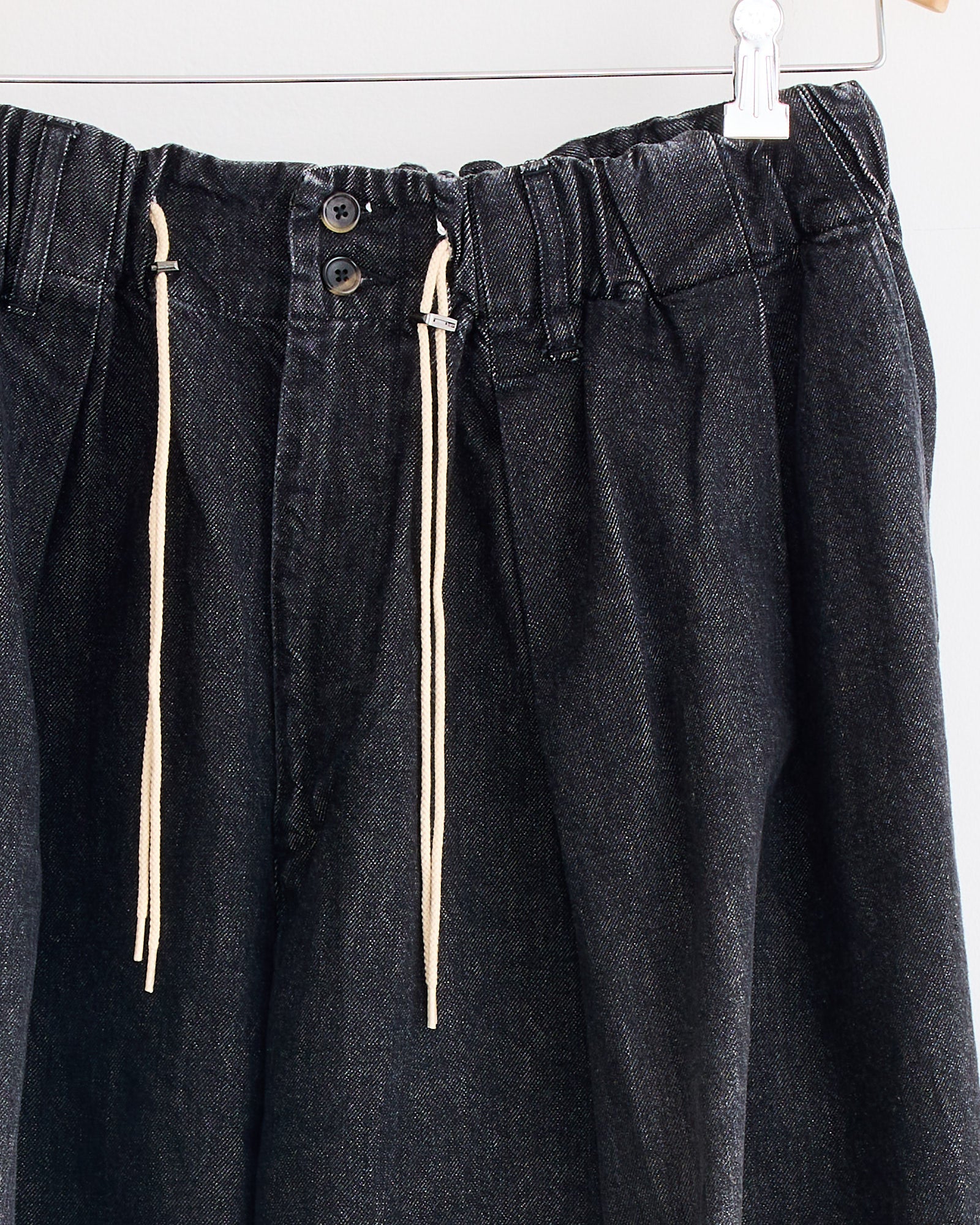 Circular Pant Black in Denim Damaged - Image 2