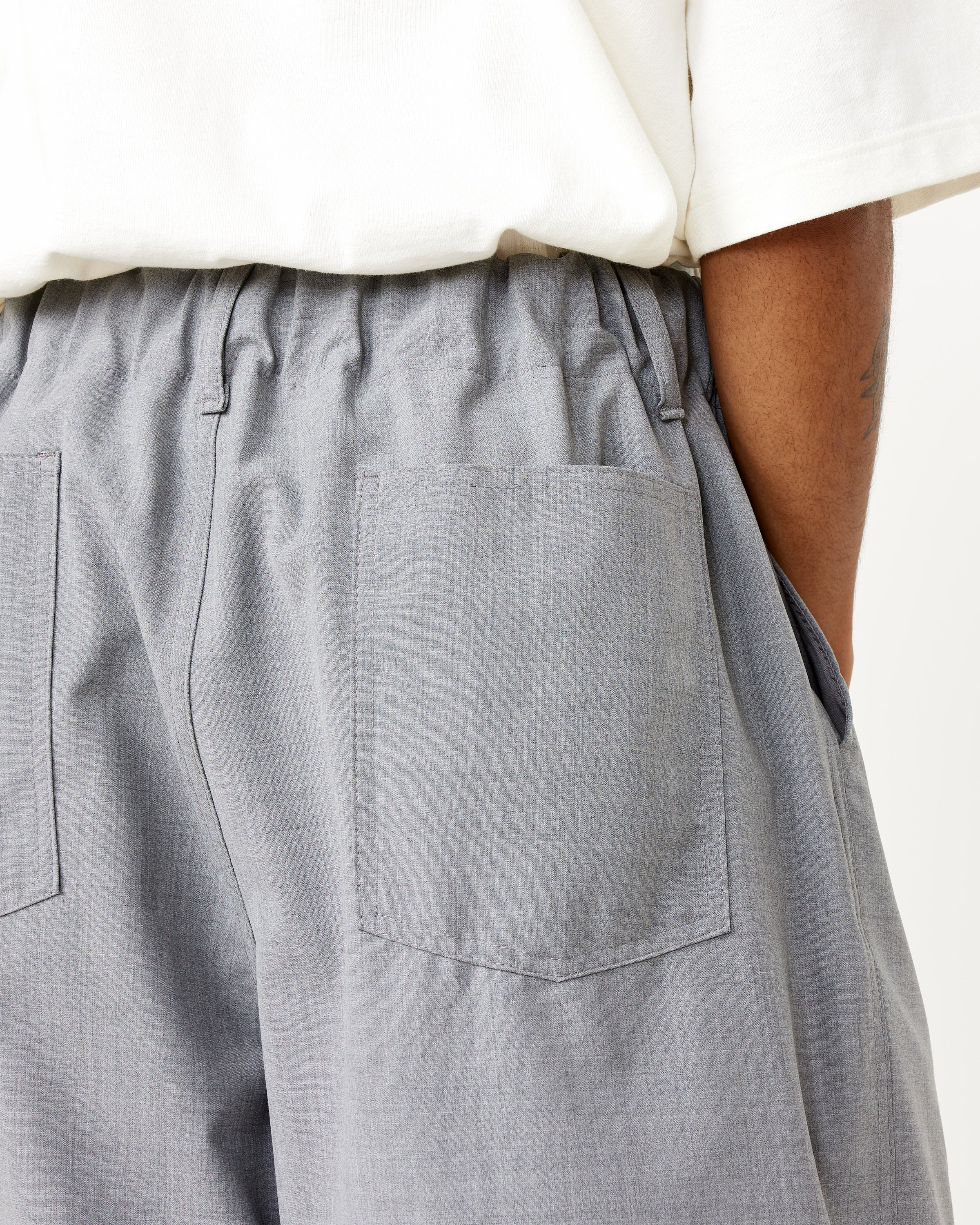 Circular Short Pant in Gray - Image 4