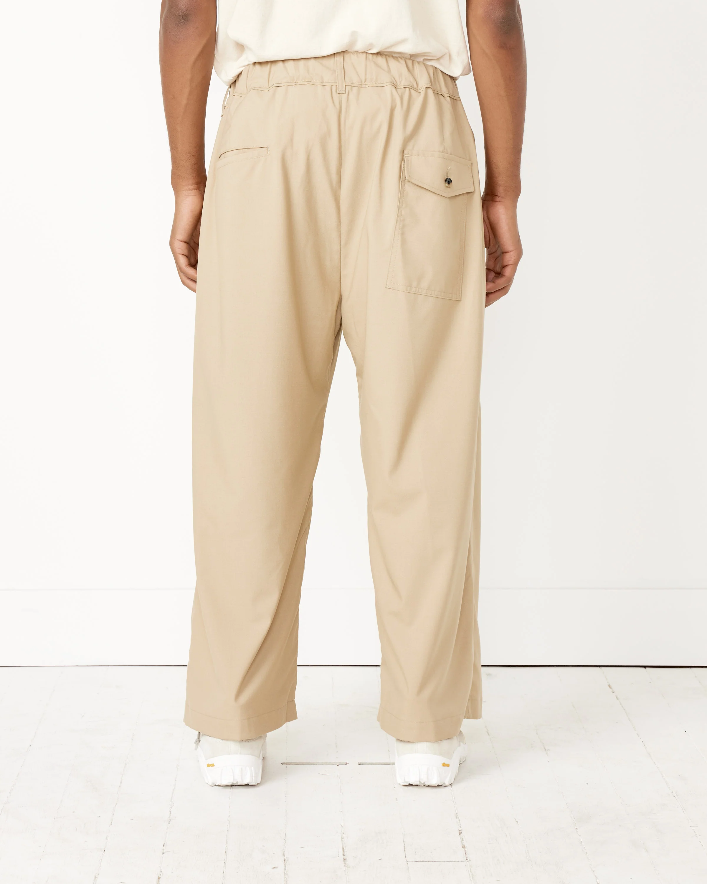 Hakama Pant in Beige - Image 4