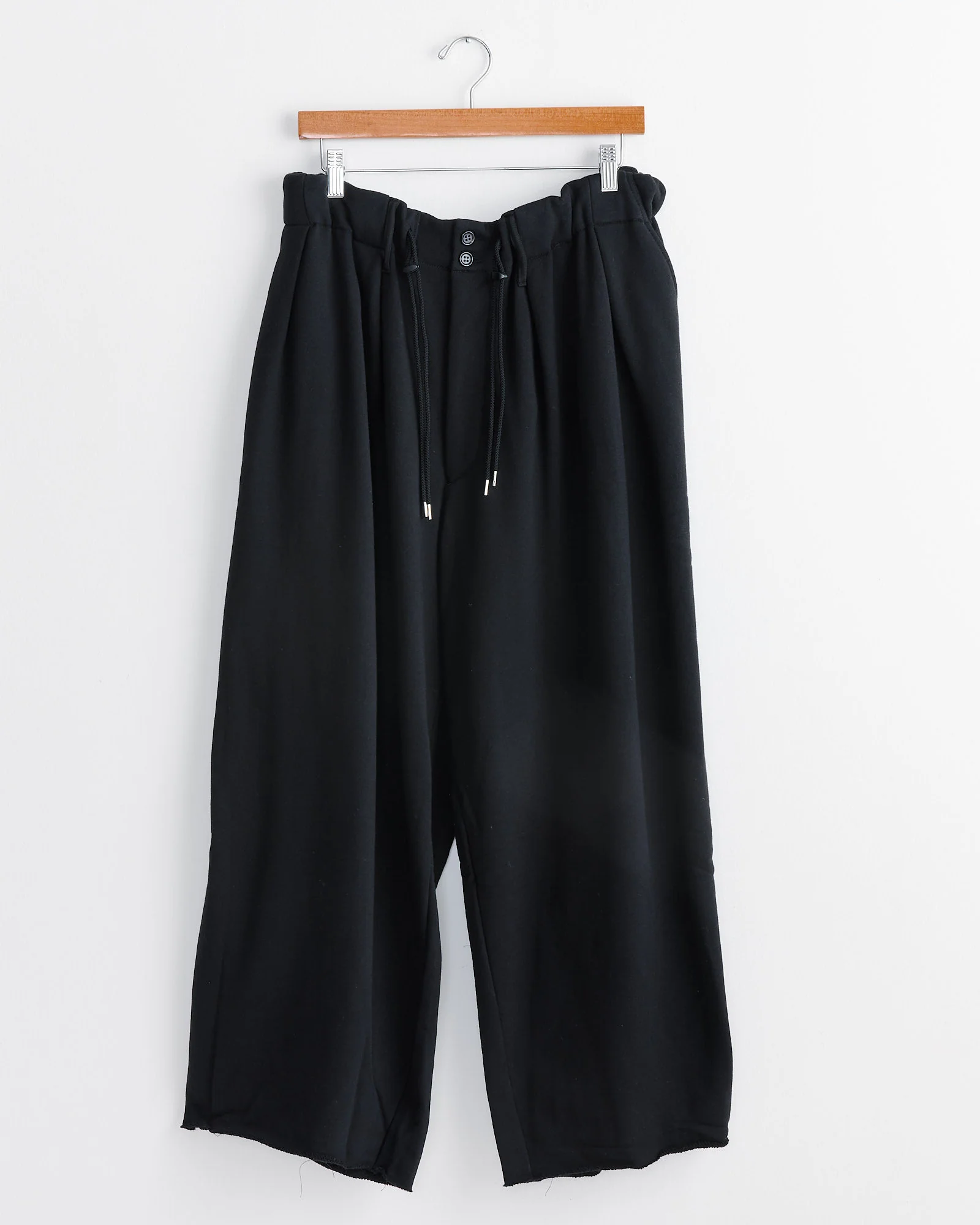 French Terry Circular Pant in Black