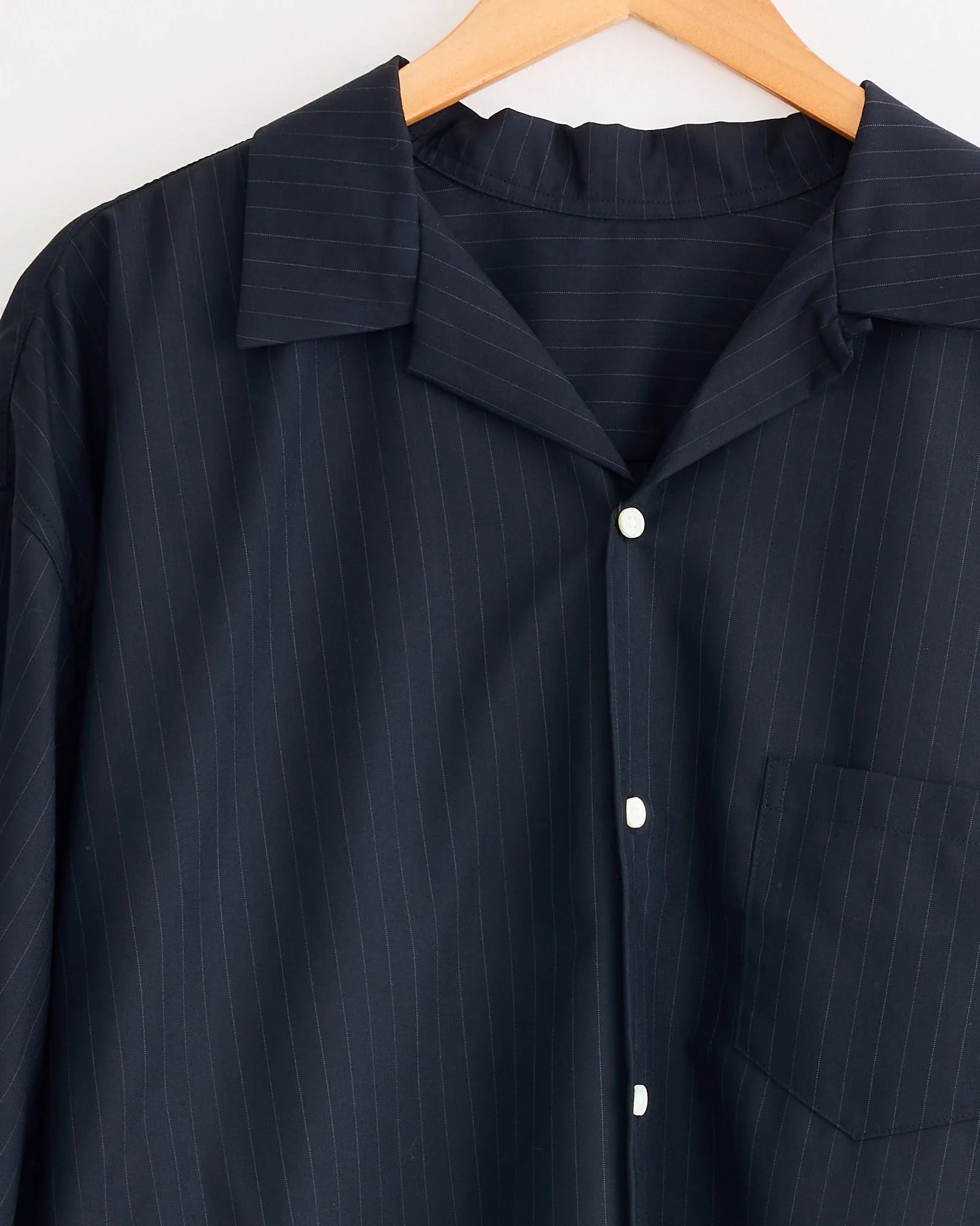 Re-Engineered Tropical Wool S/S Overshirt - Image 2