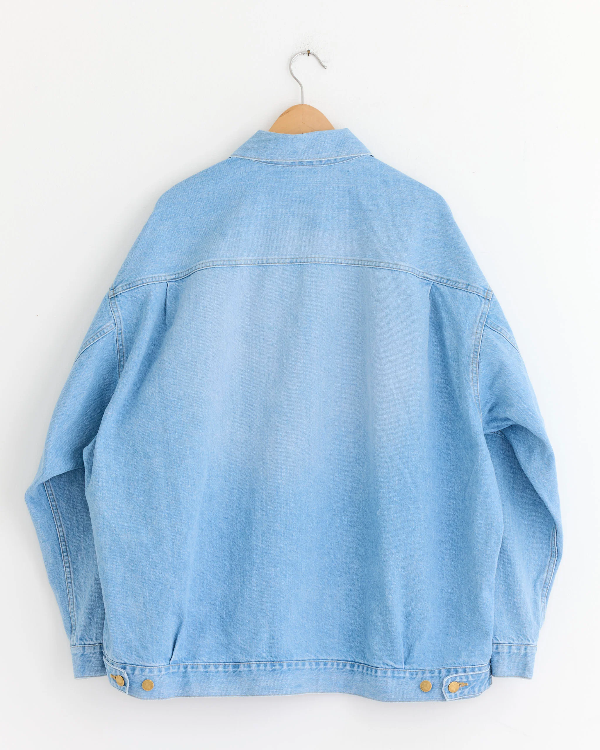 Trucker Jacket in Denim Bleached - Image 2