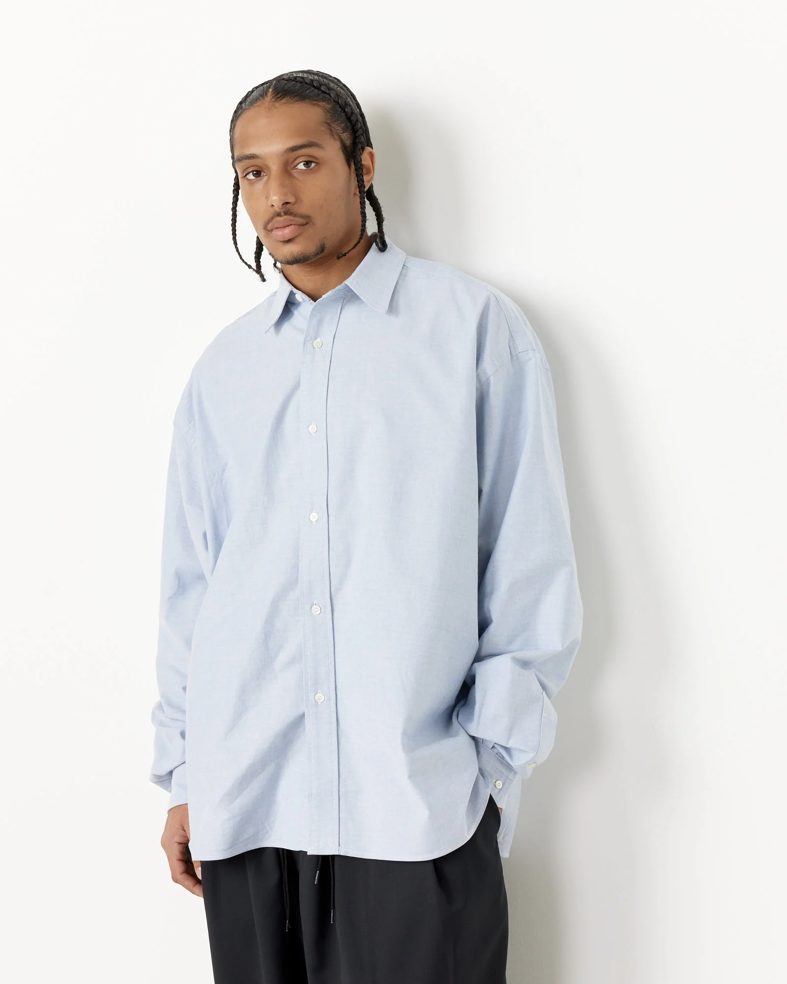 Wide Shirt in Blue - Image 3