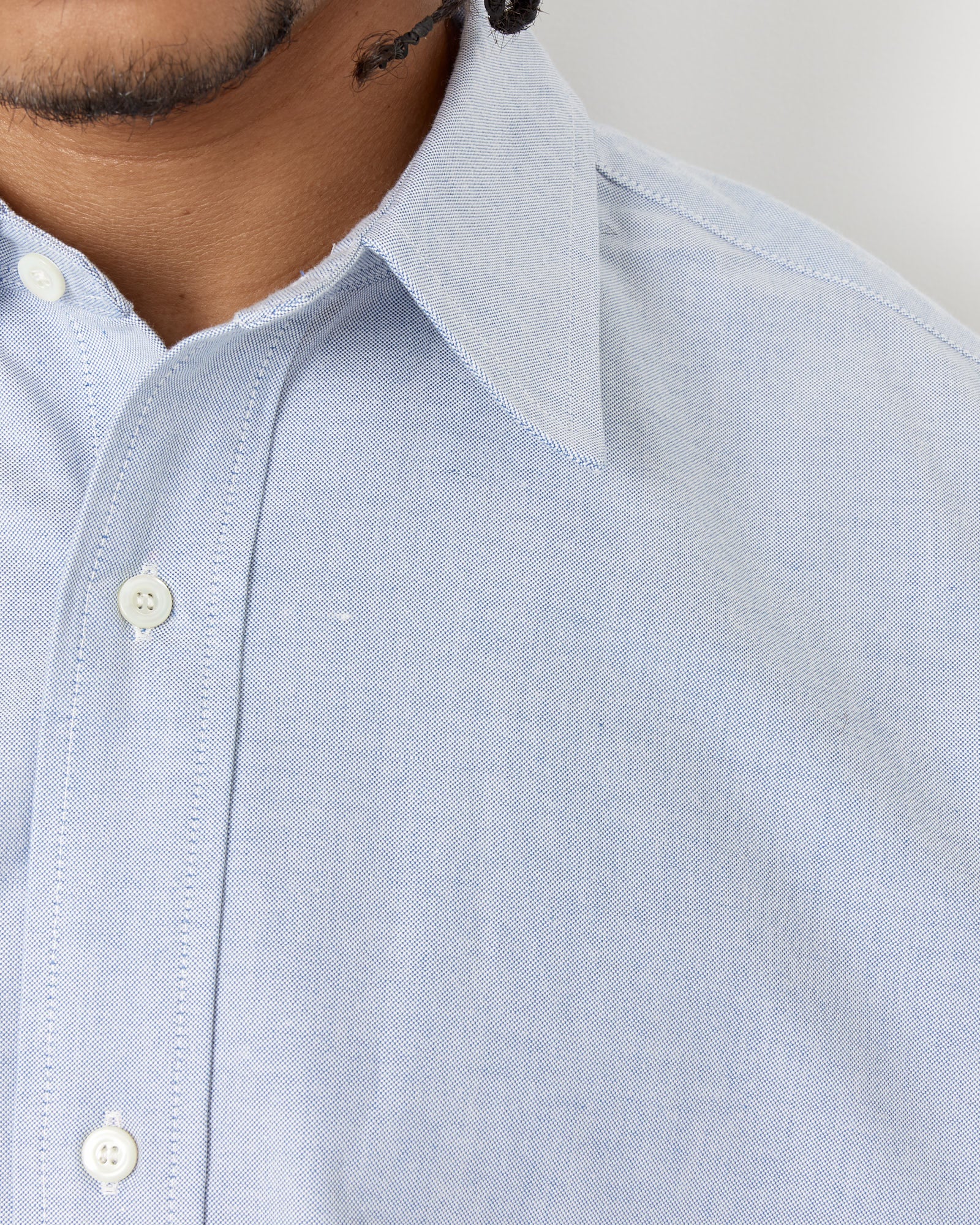 Wide Shirt in Blue - Image 4
