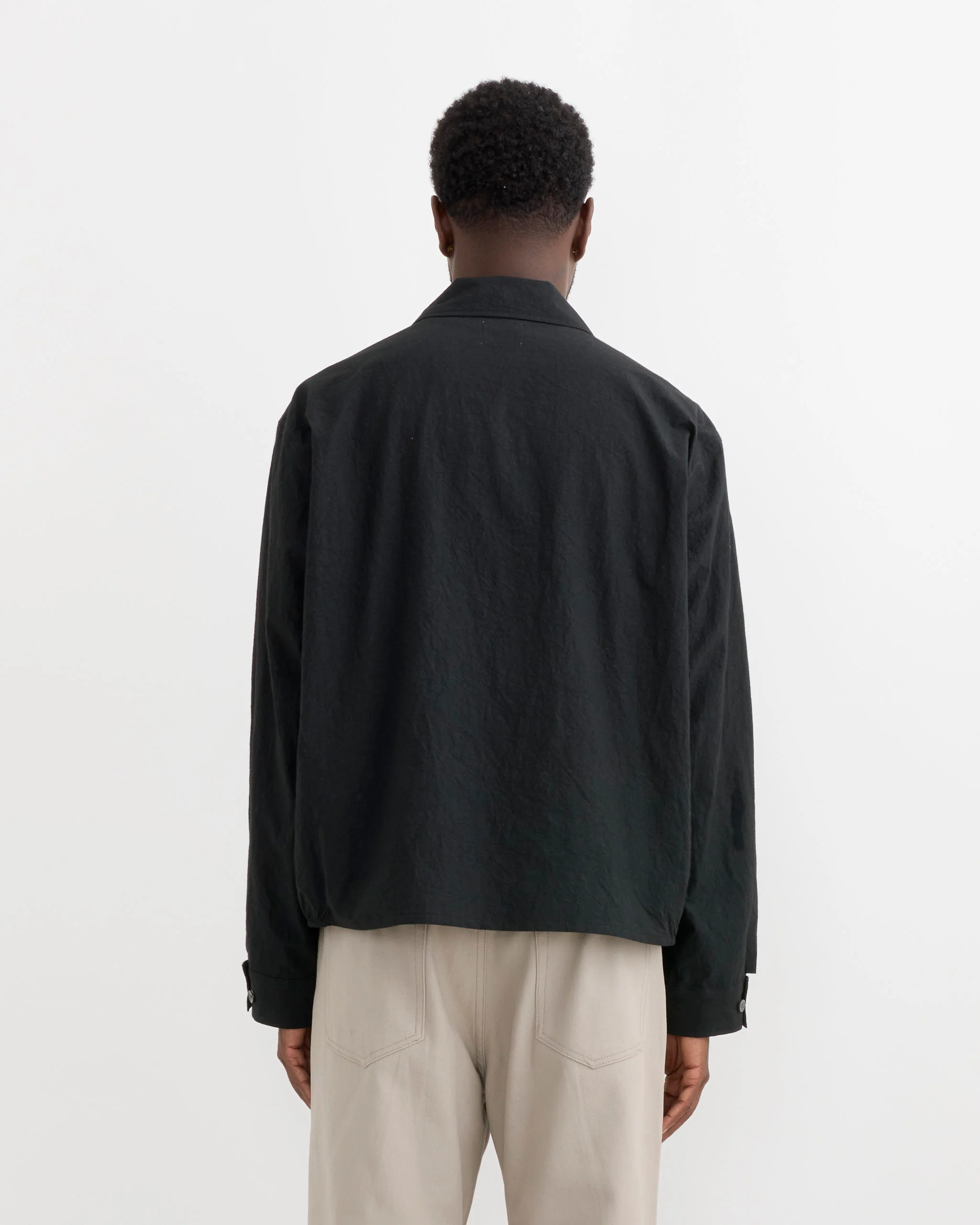 4H Jacket in Sun Dried Cotton Black - Image 2