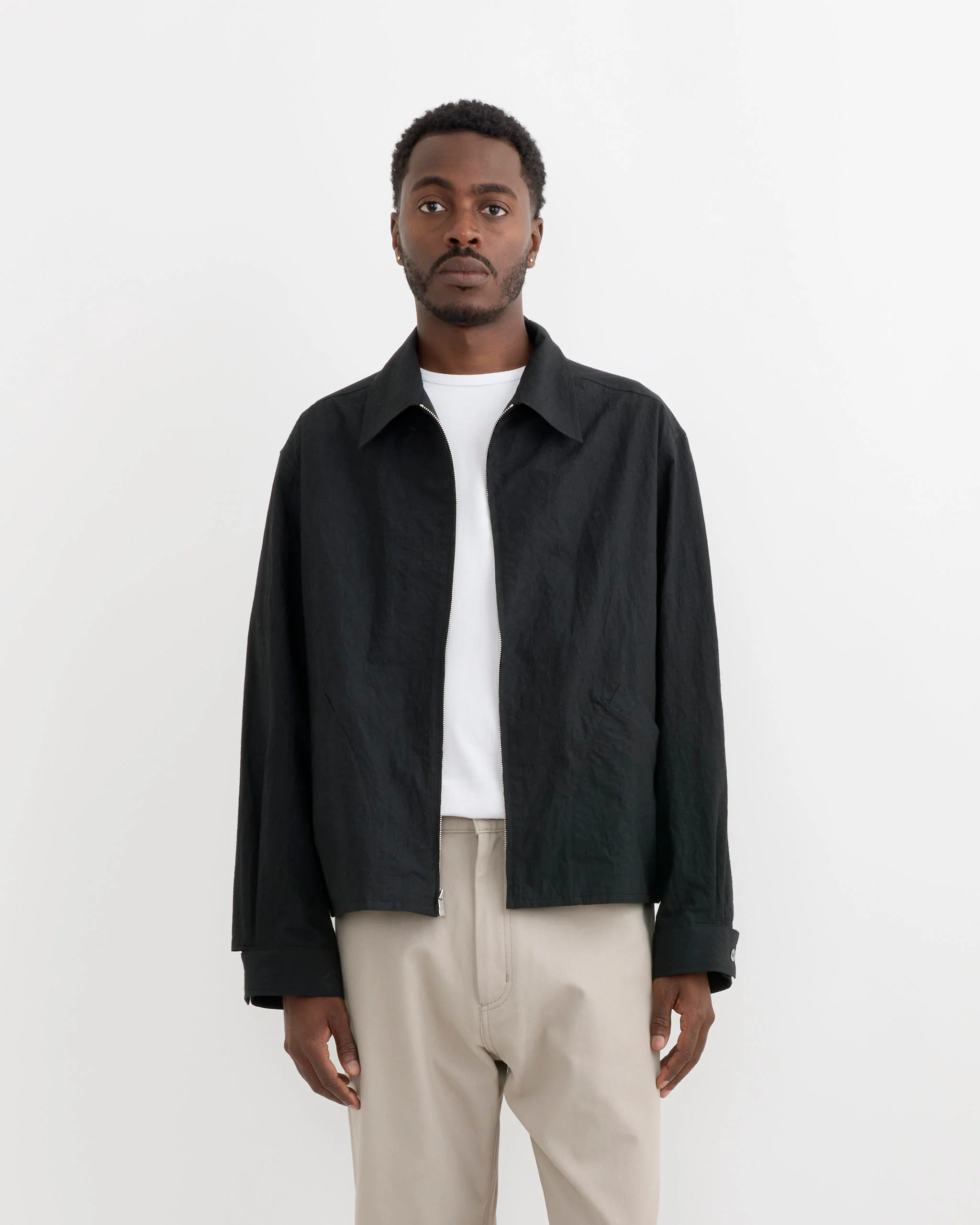 4H Jacket in Sun Dried Cotton Black - Image 3