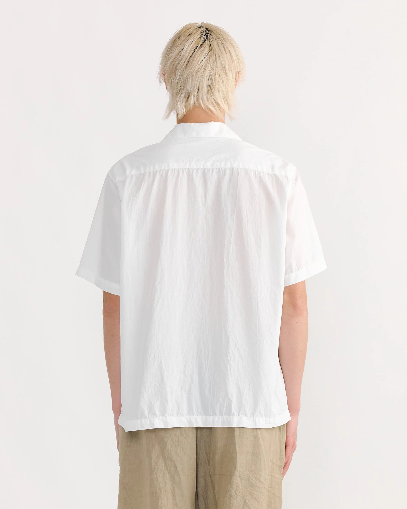 Acoustic Shirt in Crushed Cotton White - Image 3