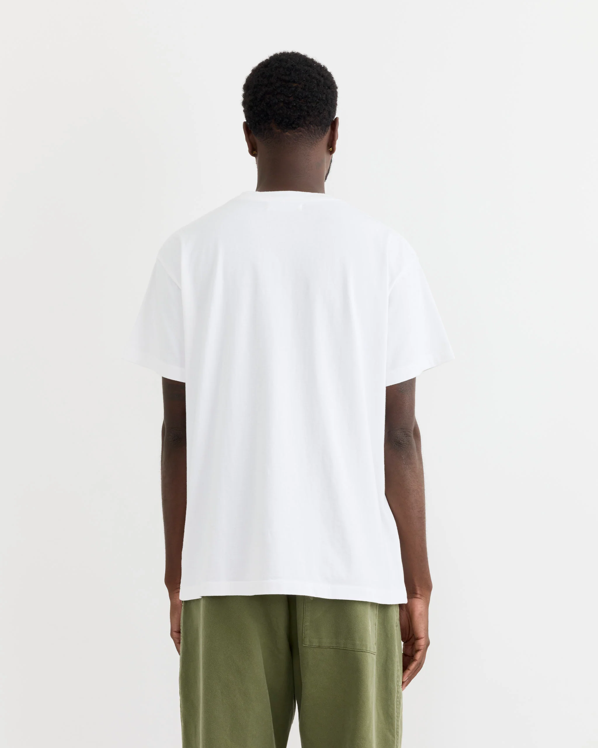 Big Pocket Tee in White - Image 2