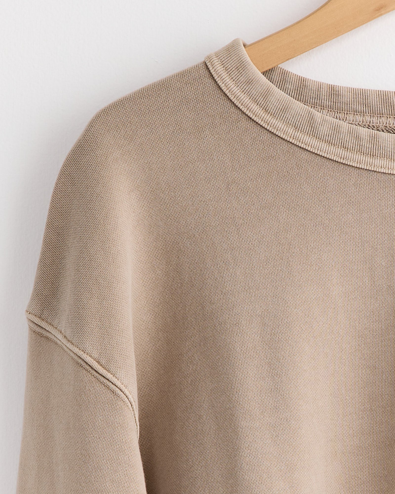 Dolphy Crew in 22oz French Terry Sand - Image 2