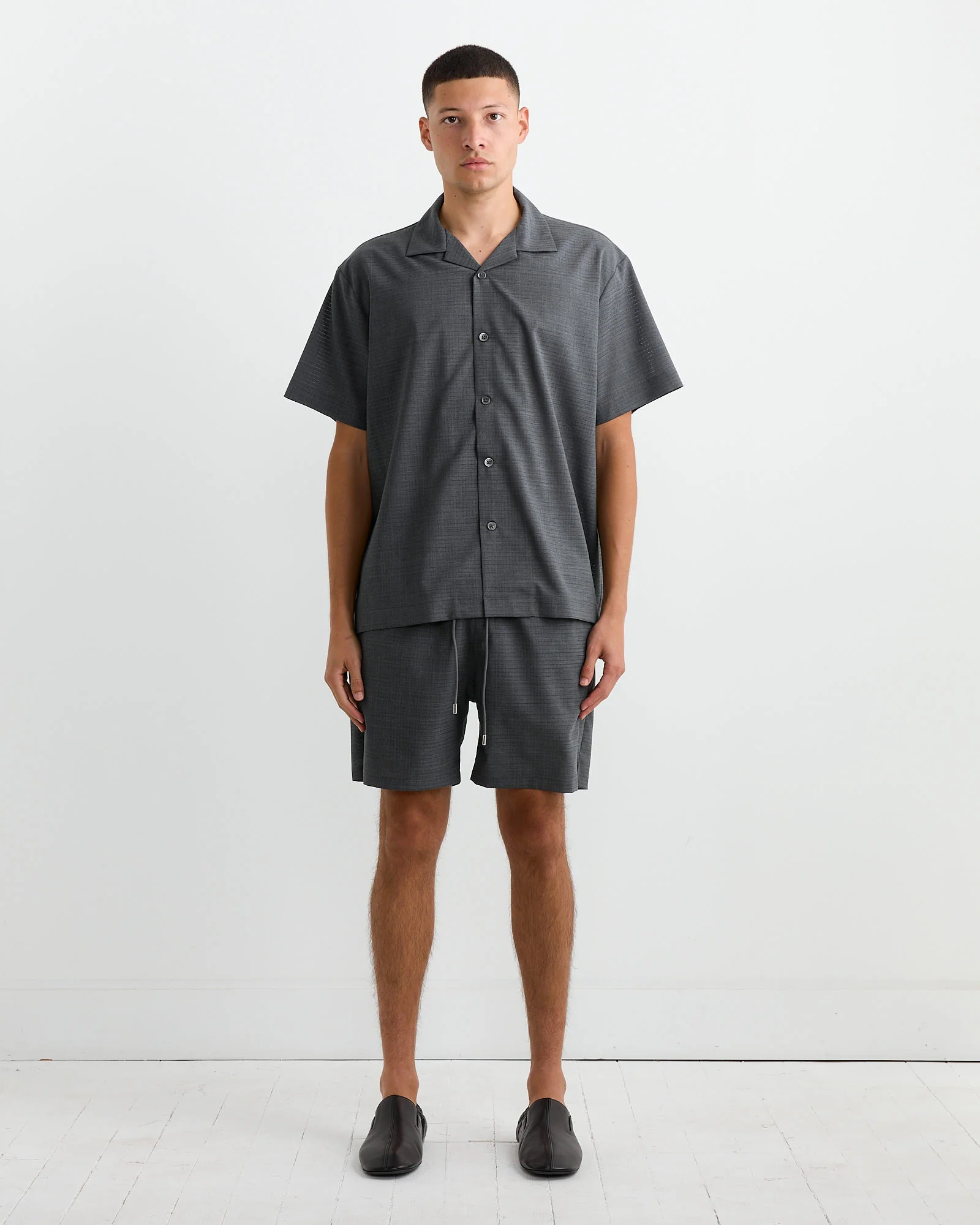 Haus Shirt in Air Mesh Grey - Image 2
