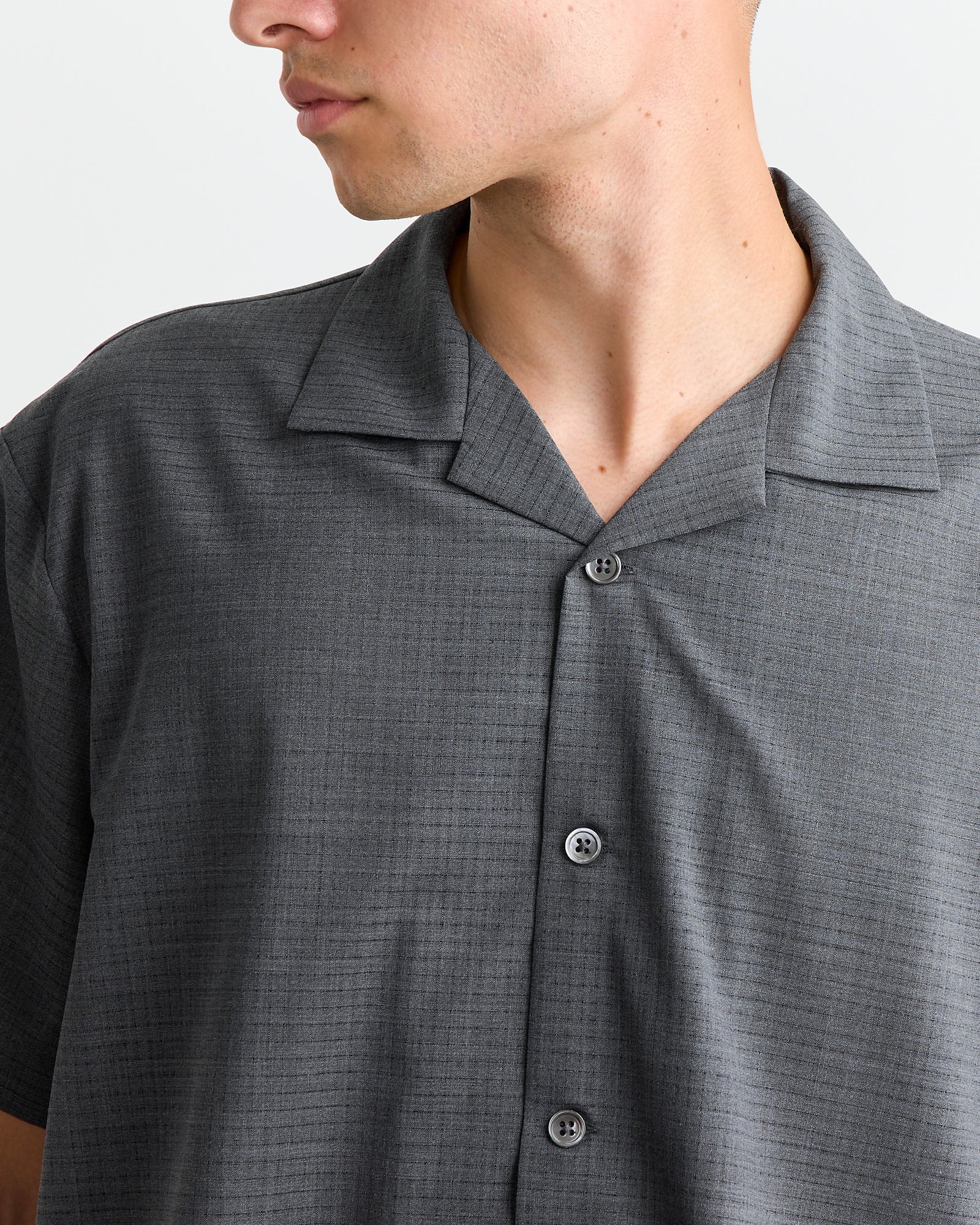 Haus Shirt in Air Mesh Grey - Image 4