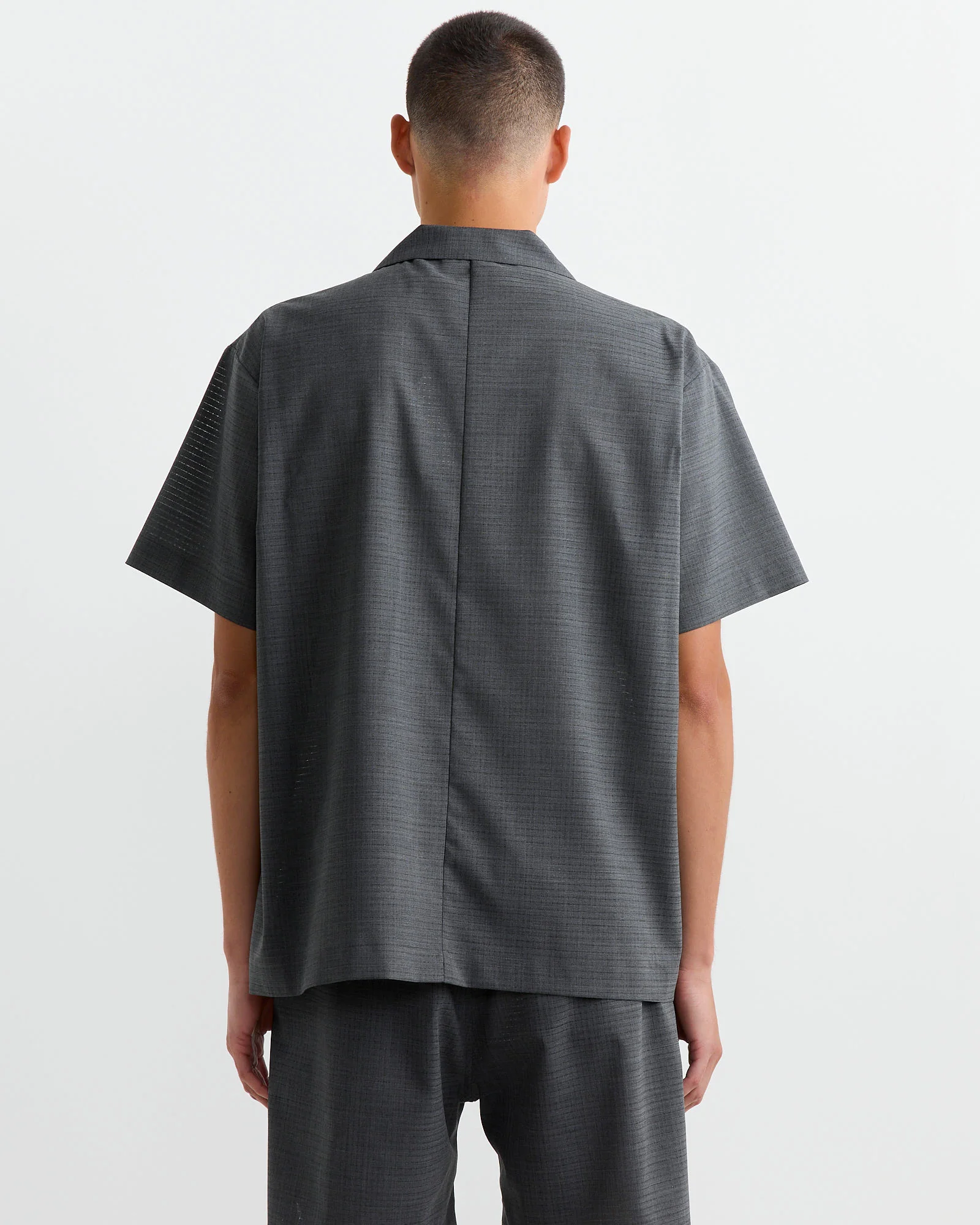 Haus Shirt in Air Mesh Grey - Image 5