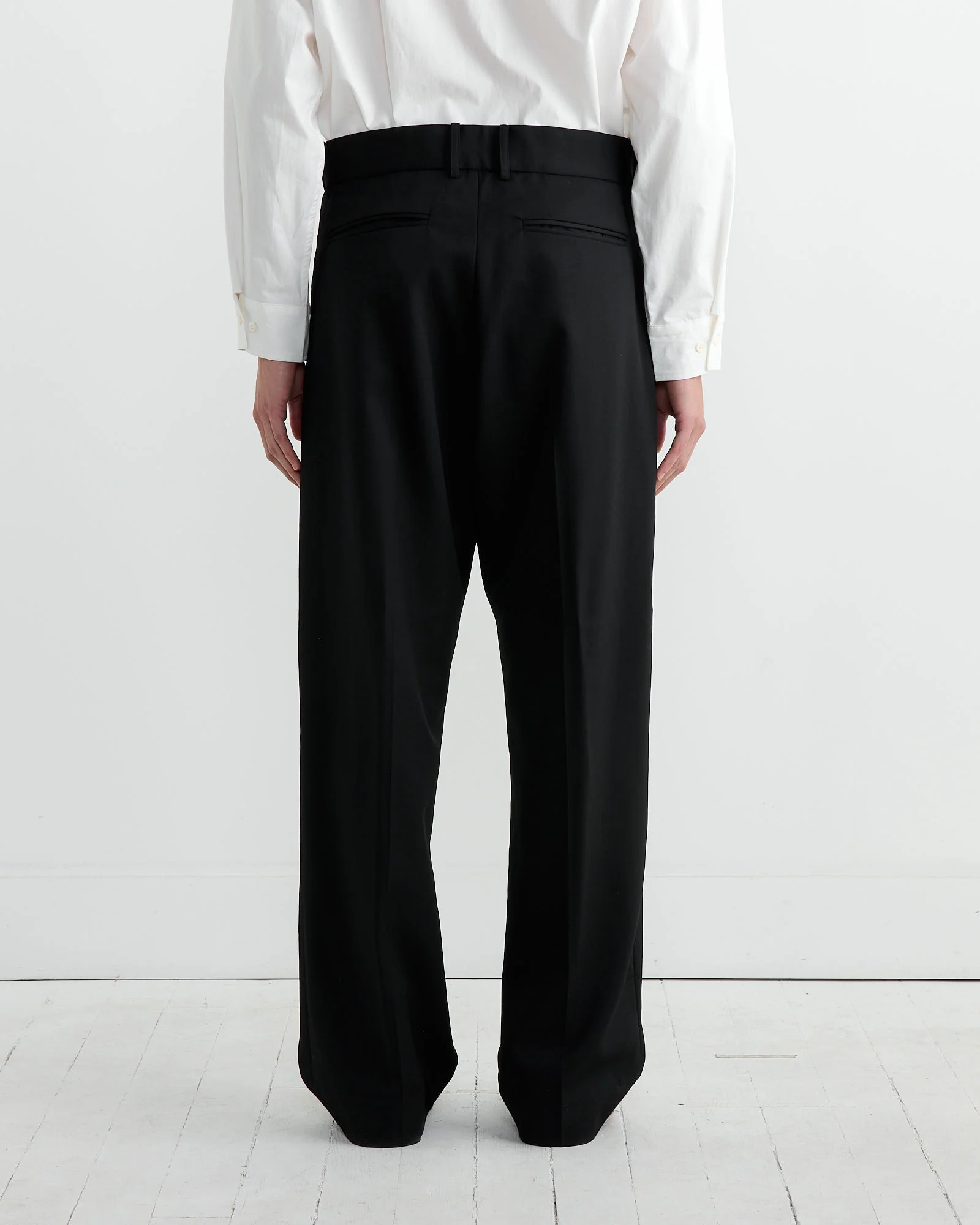 Jazz Pant Wool Gabardine in Black - Image 3