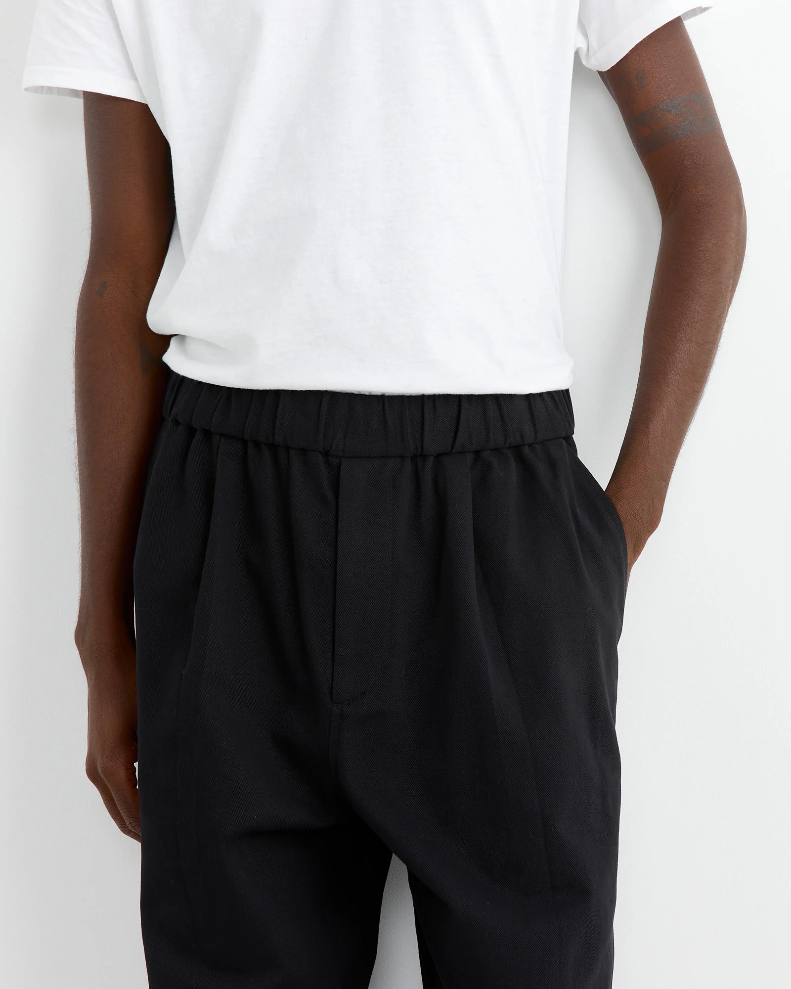 Kogai Pant in 11oz Overdyed Twill Black - Image 3