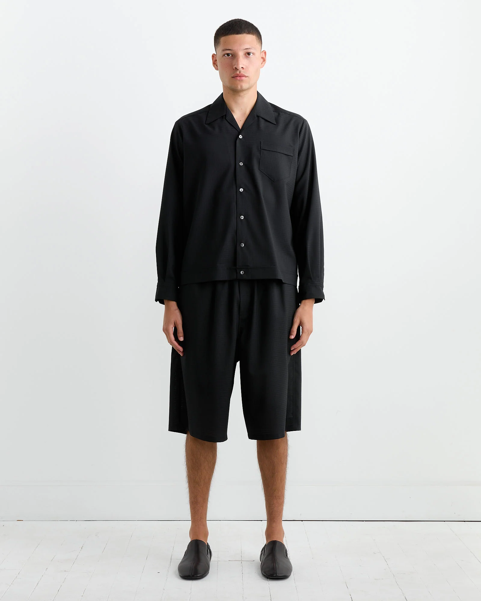 Zach Shirt in Air Mesh Black - Image 2