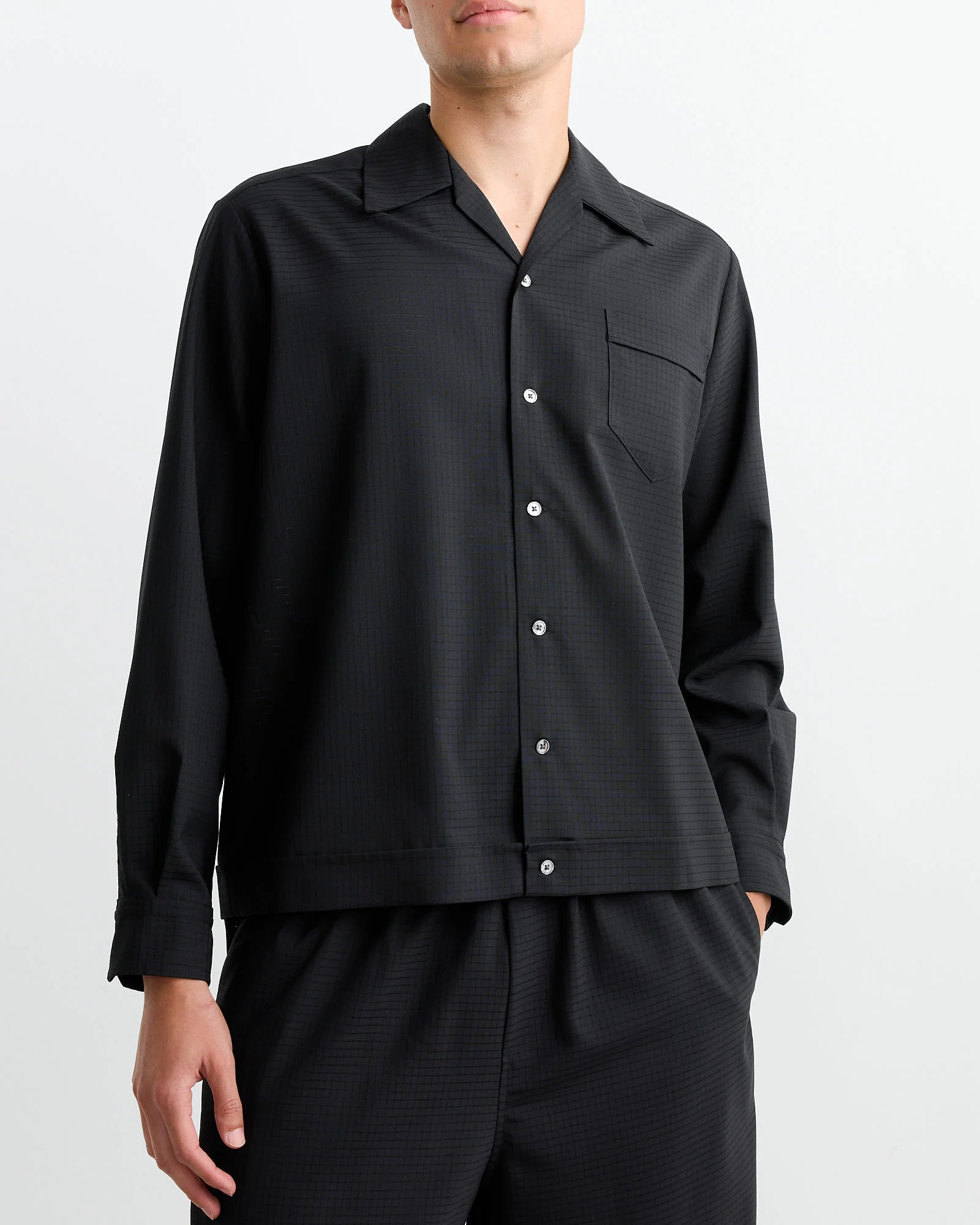 Zach Shirt in Air Mesh Black - Image 4