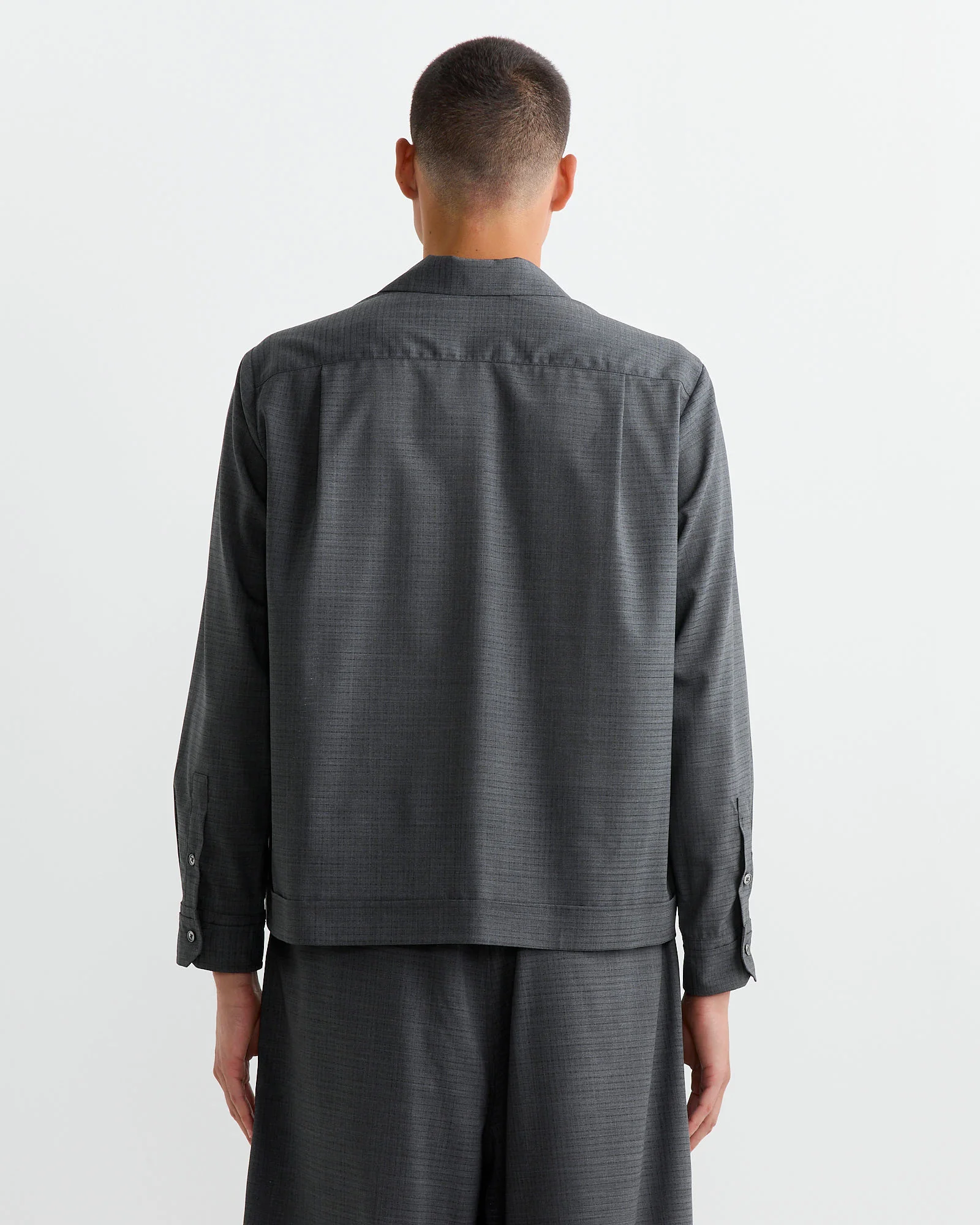 Zach Shirt in Air Mesh Grey - Image 5