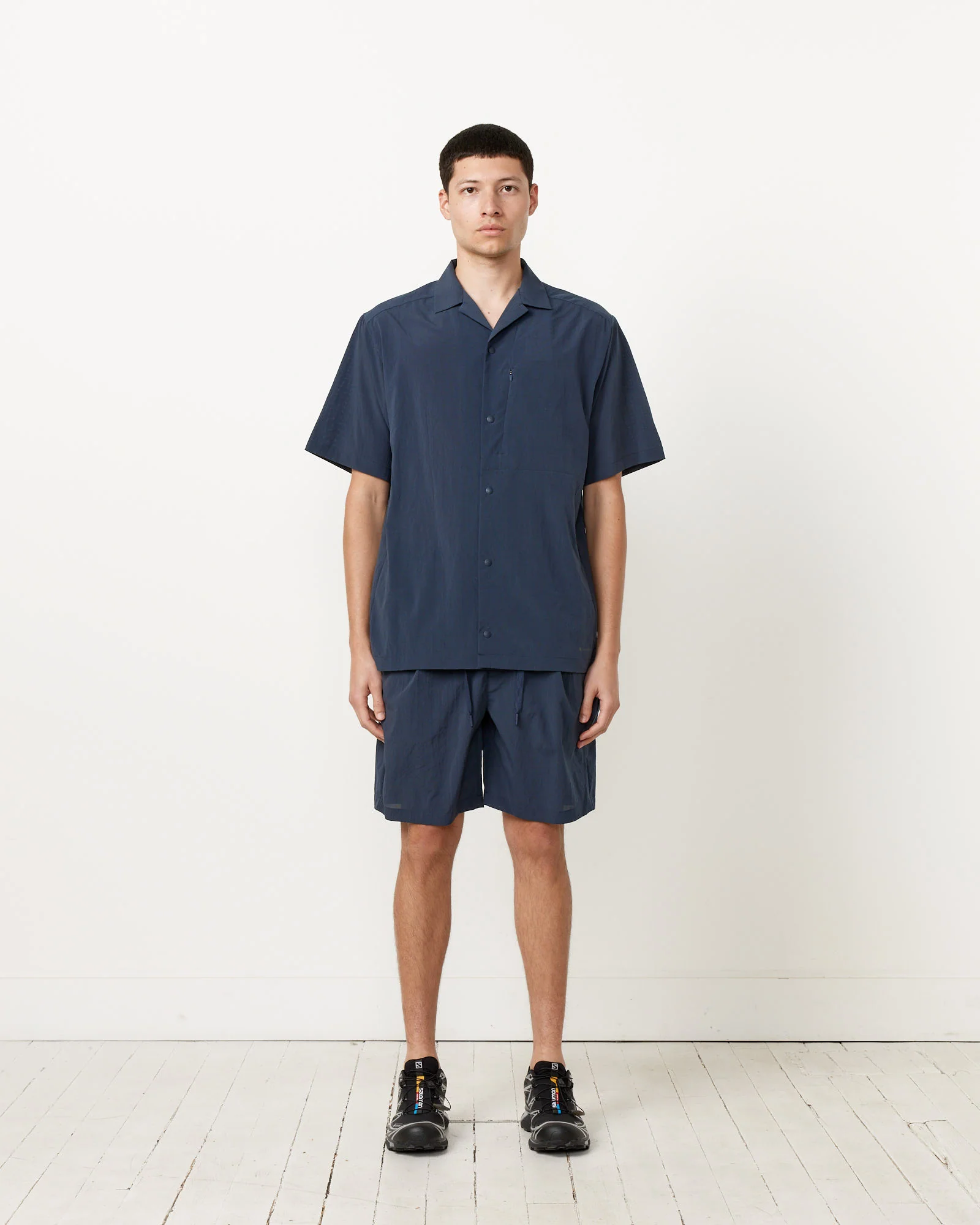 Breathable Quick Dry Shirt in Navy - Image 2