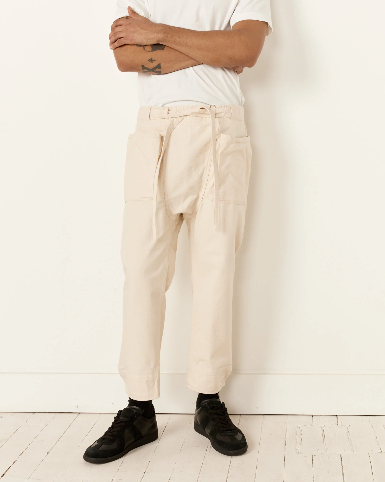 OG Canvas Noragi Pant in Ecru - Image 2