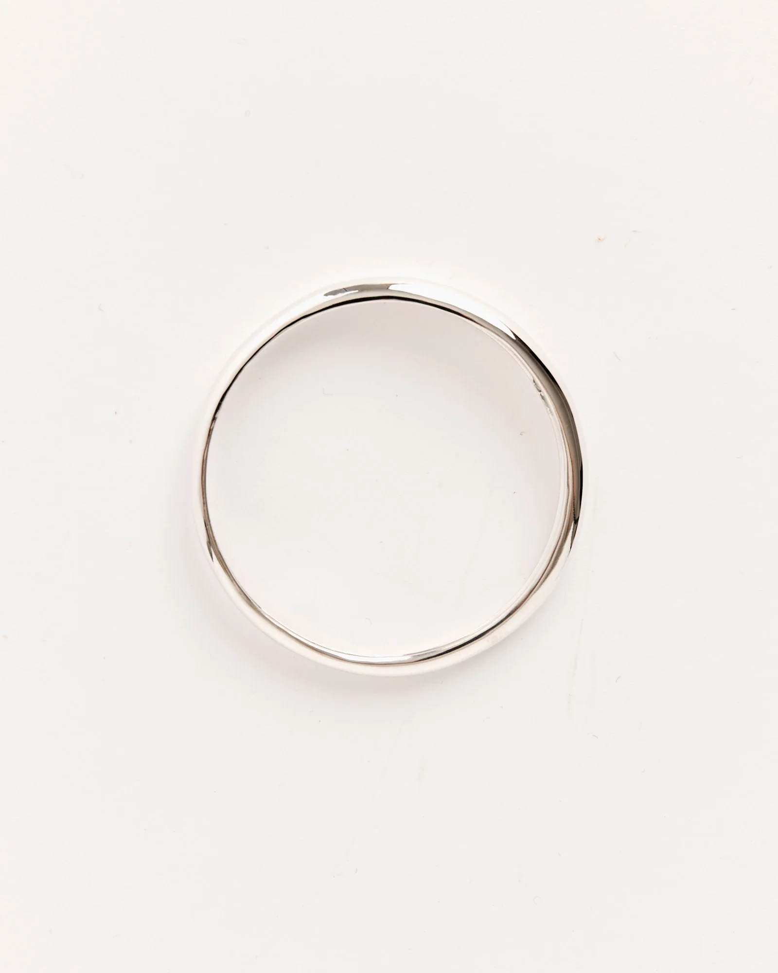 Delicate Amorphous Bangle in Sterling Silver
