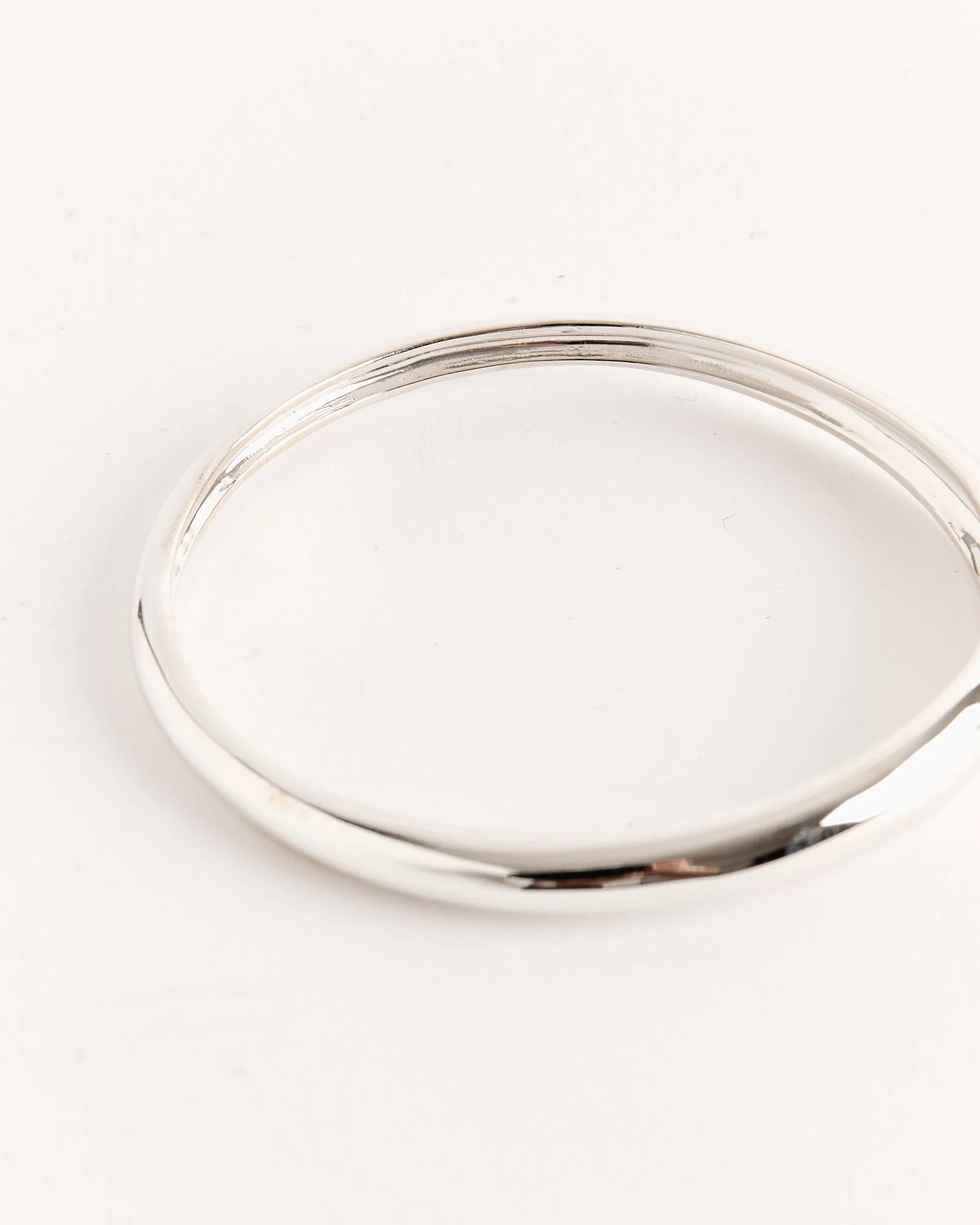 Delicate Amorphous Bangle in Sterling Silver - Image 2