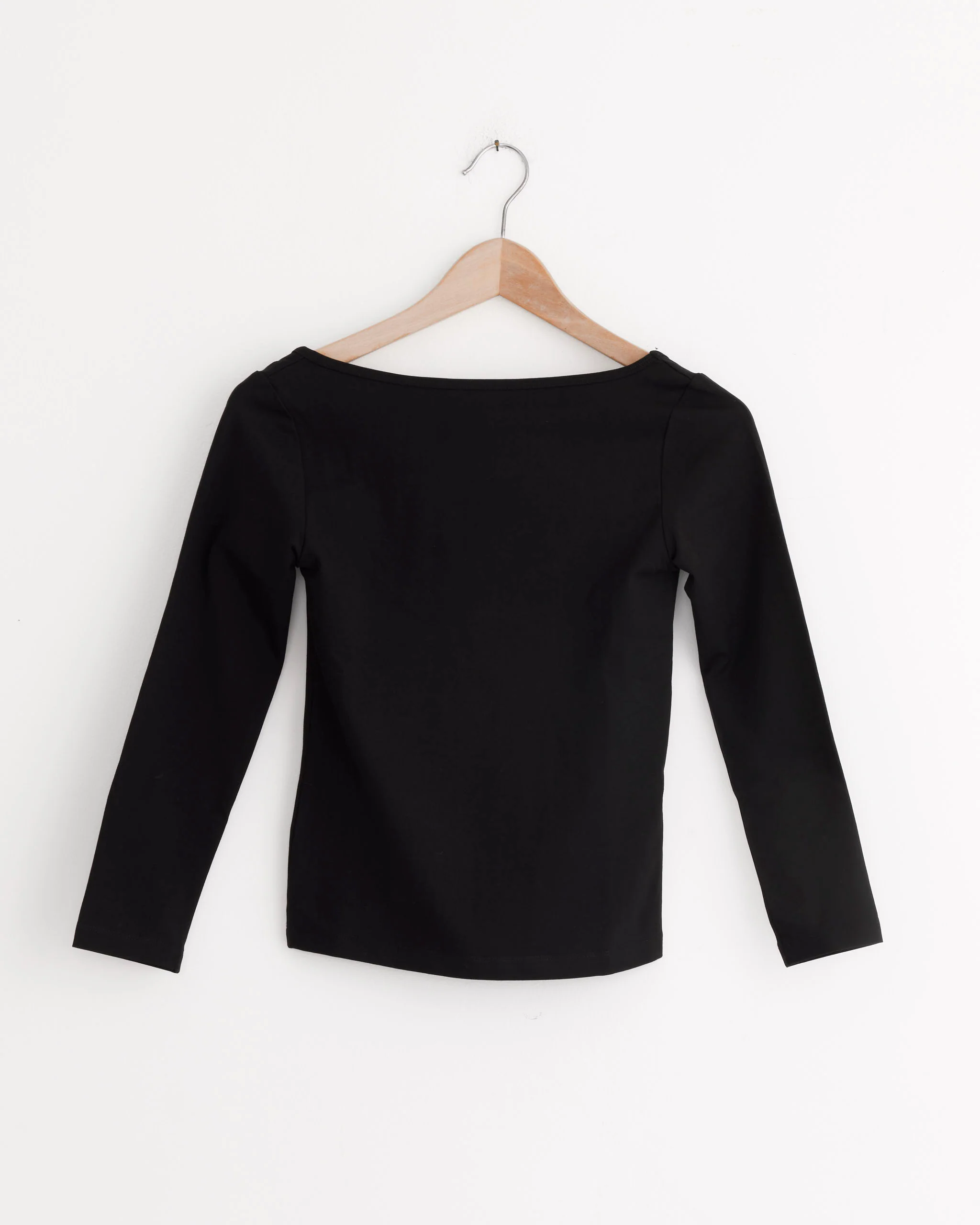Ballerina Top in Jet Black