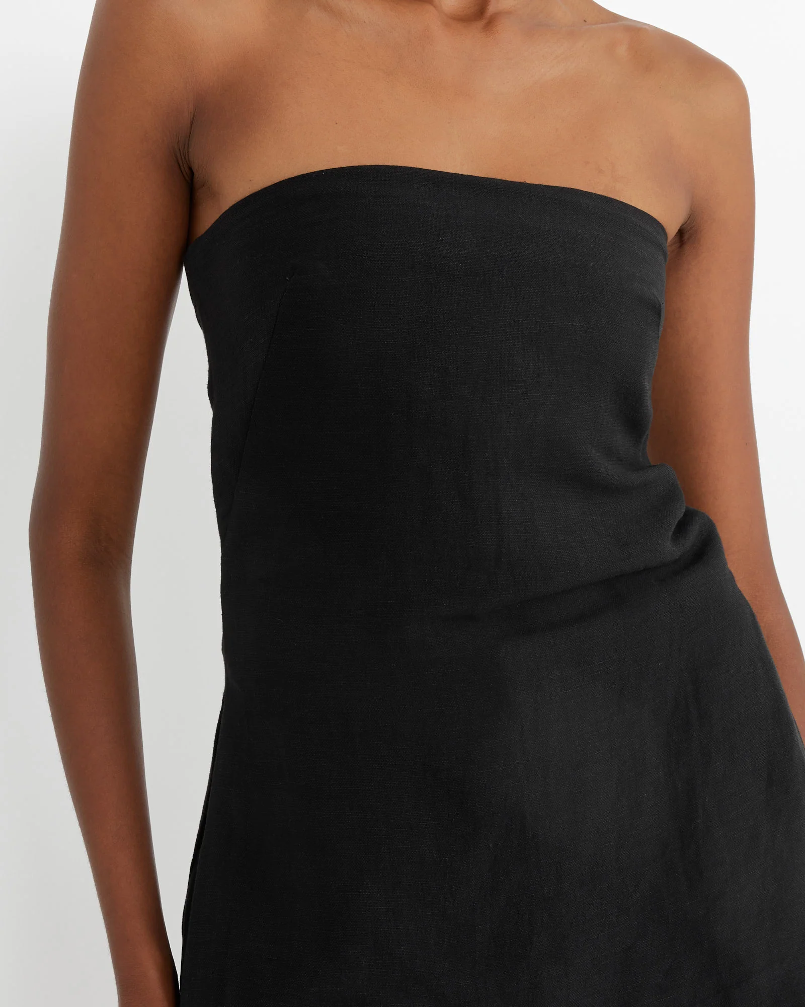 Column Tunic in Black - Image 3