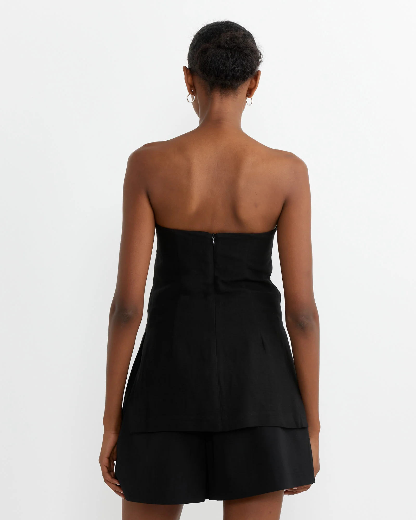 Column Tunic in Black - Image 4