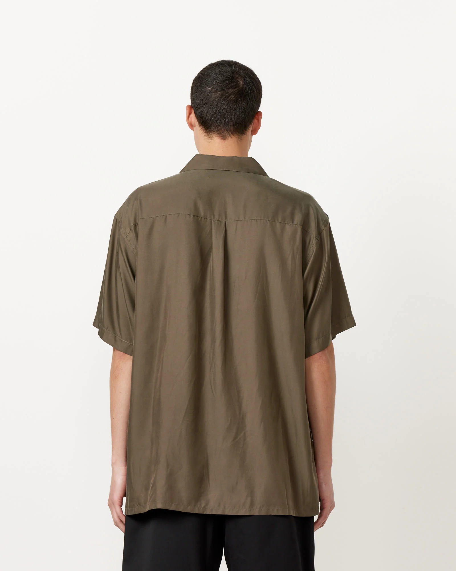 St. 834 Shirt in Grey Khaki - Image 5