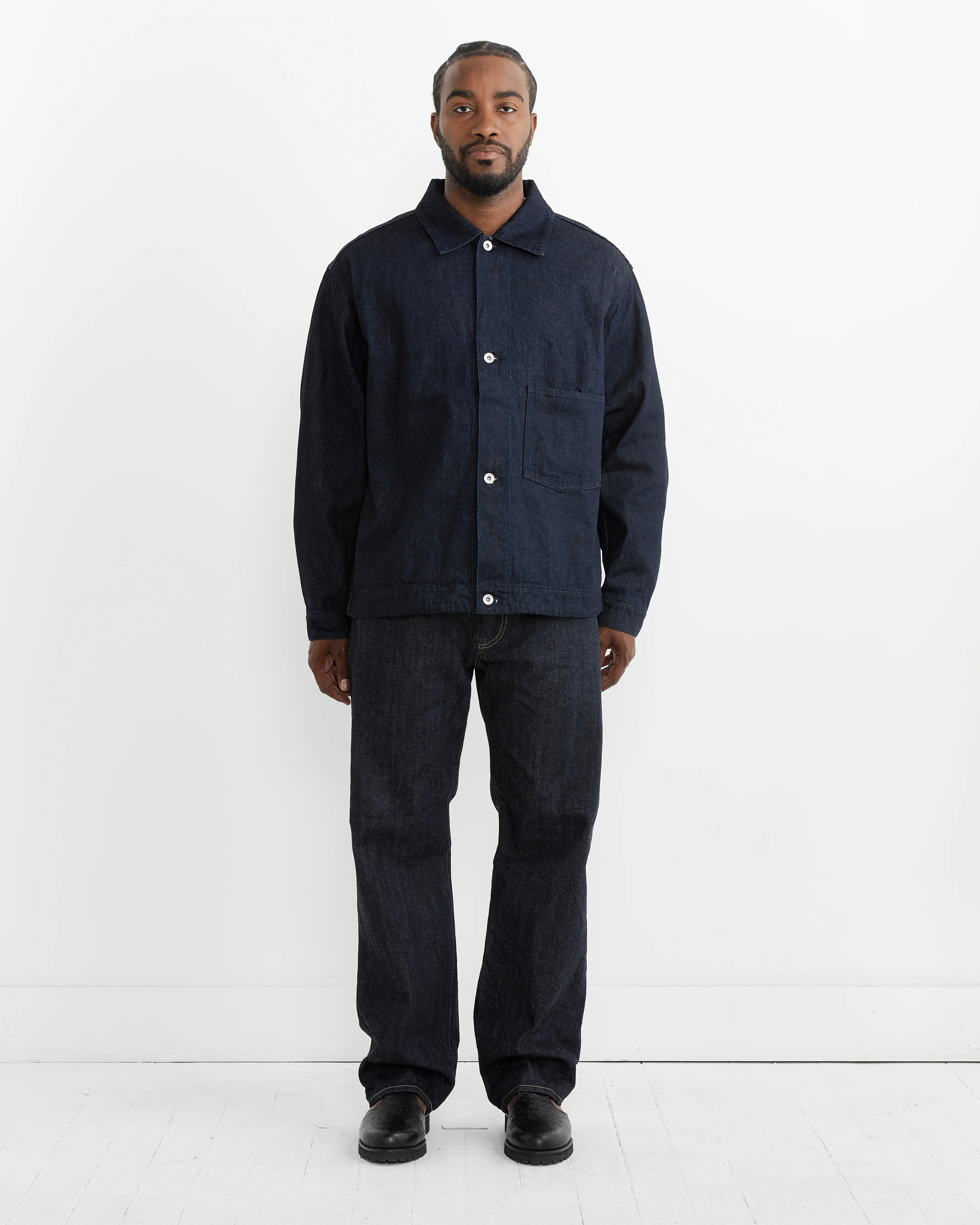5 Pocket Denim Pant in Navy - Image 2