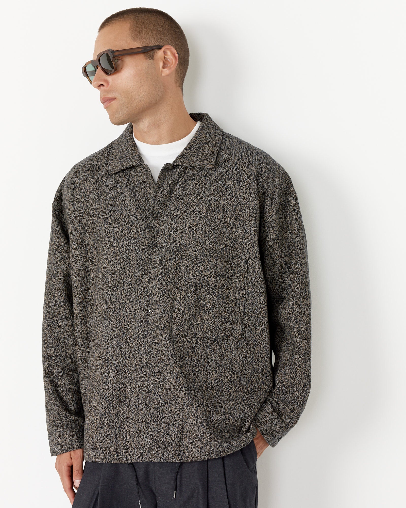 Melange Coach Jacket - Image 2