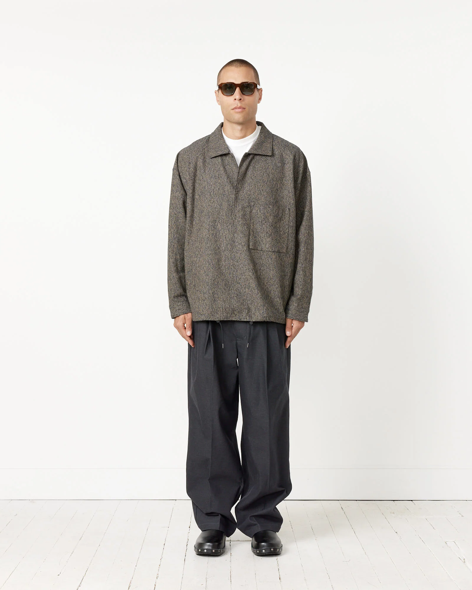Melange Coach Jacket - Image 3