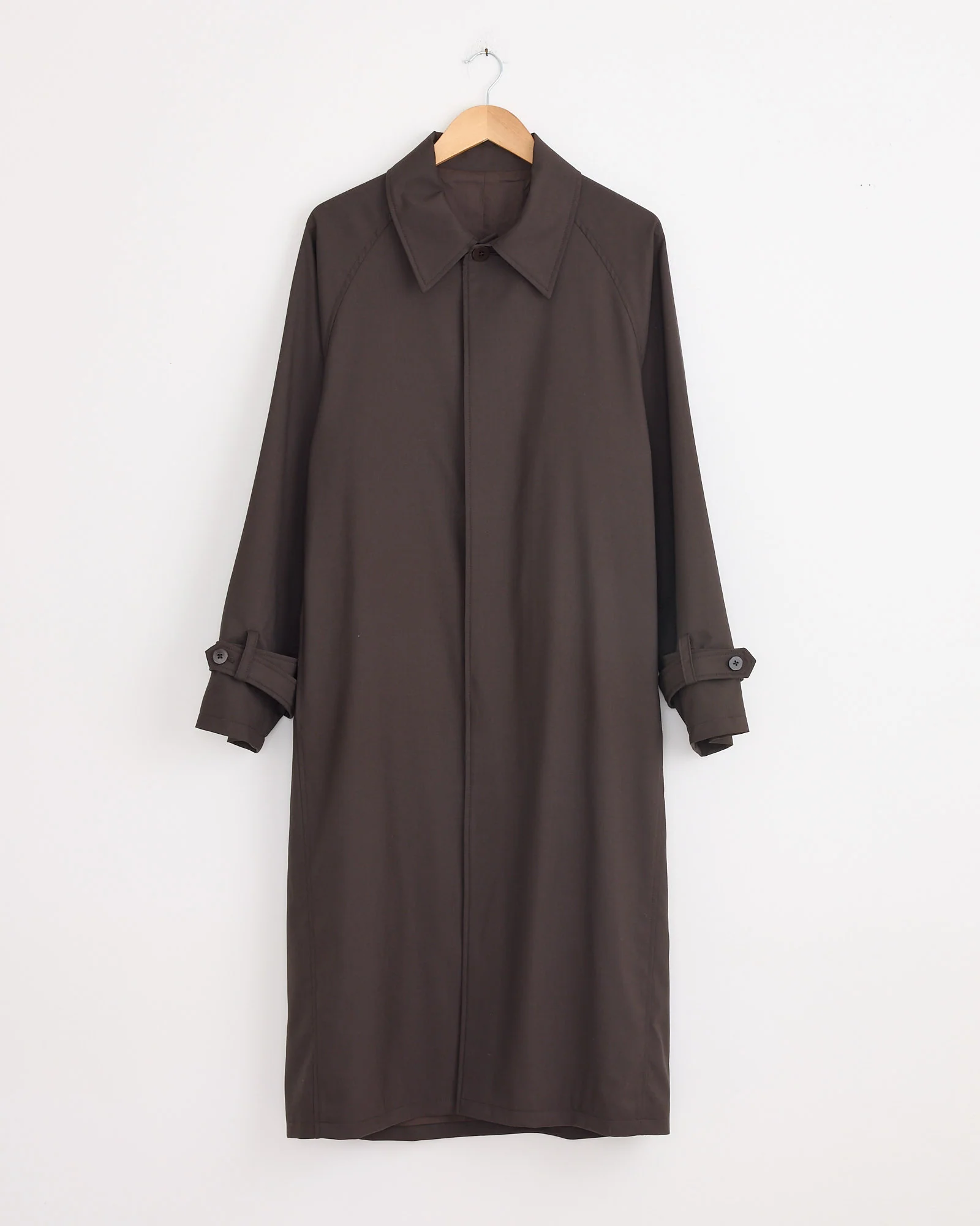 Raglan Coat in Chocolate